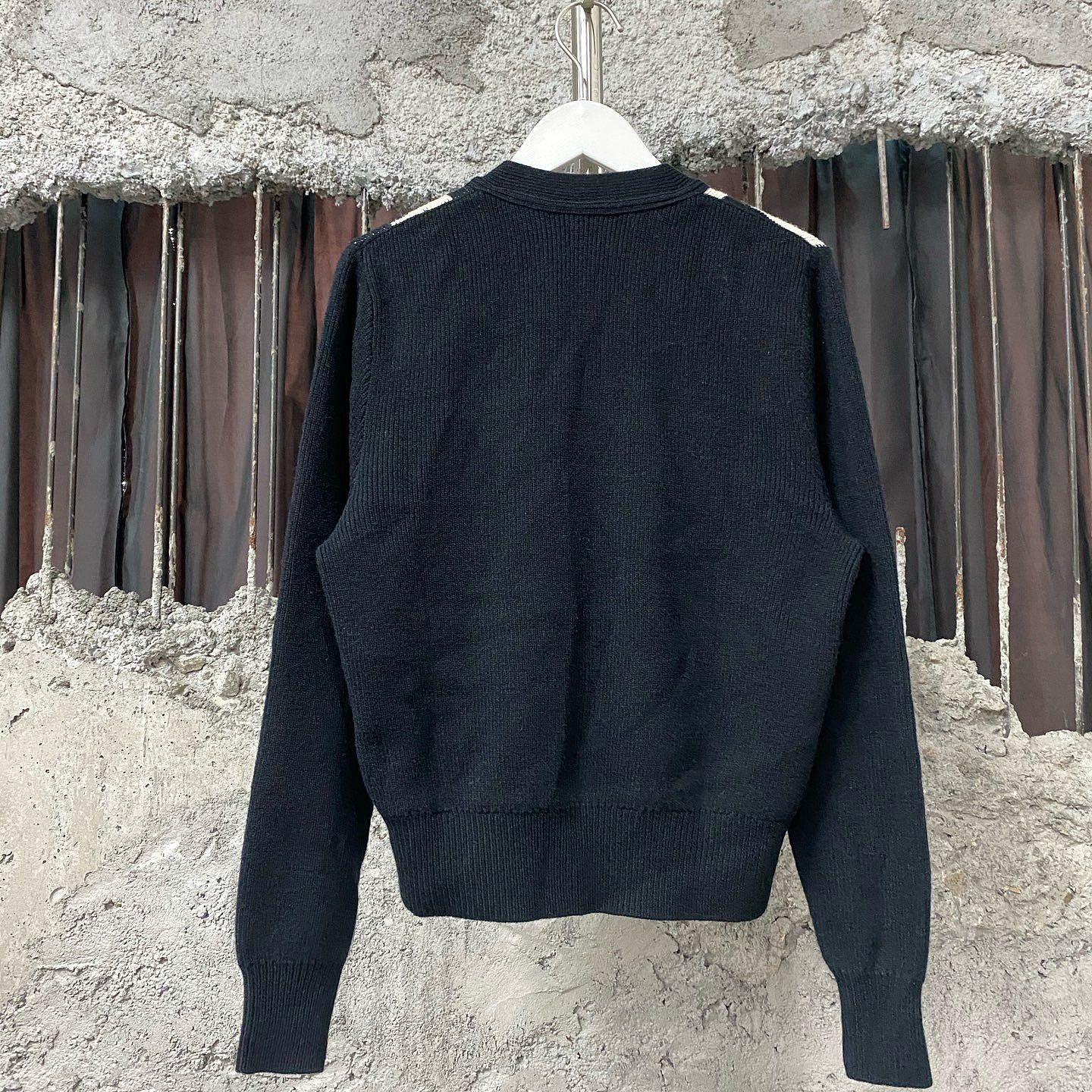 Acne Studios Acne Studios Checkerboard Face Cardigan Size XXS Size US XXS / EU 40 - 2 Thumbnail