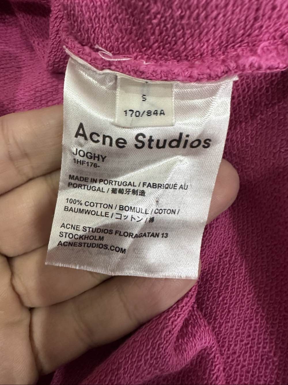 Acne Studios Acne Studios Pink Hoodie Size S Size S / US 4 / IT 40 - 4 Thumbnail