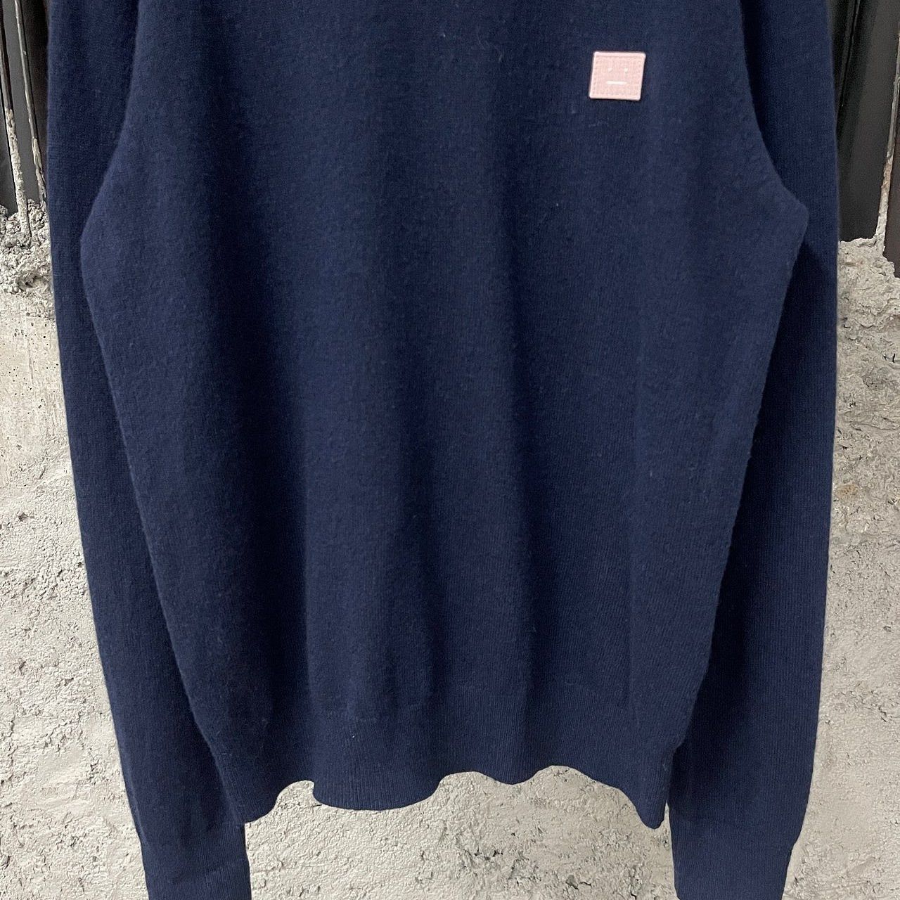 Acne Studios Acne Studios Face Patch Wool Sweater Size M Size US M / EU 48-50 / 2 - 7 Thumbnail