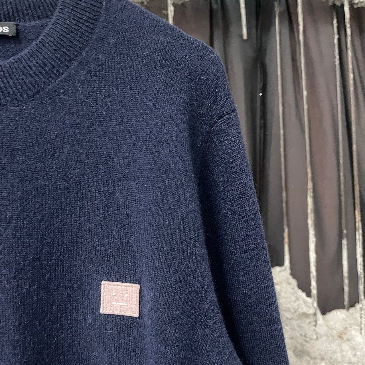 Acne Studios Acne Studios Face Patch Wool Sweater Size M Size US M / EU 48-50 / 2 - 8 Thumbnail