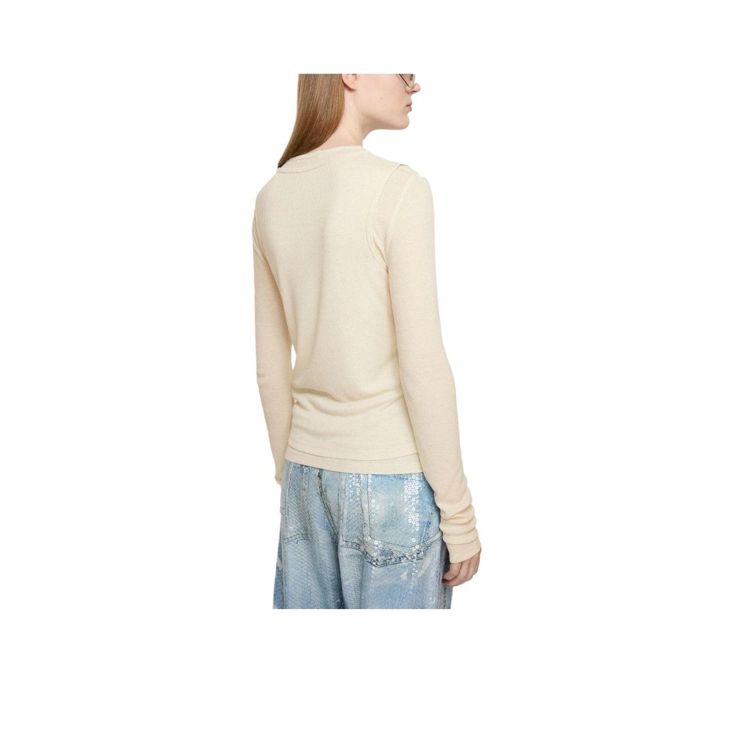 Acne Studios Acne Studios Logo Graphic Long Sleeve T-Shirt Size S Size S / US 4 / IT 40 - 9 Thumbnail