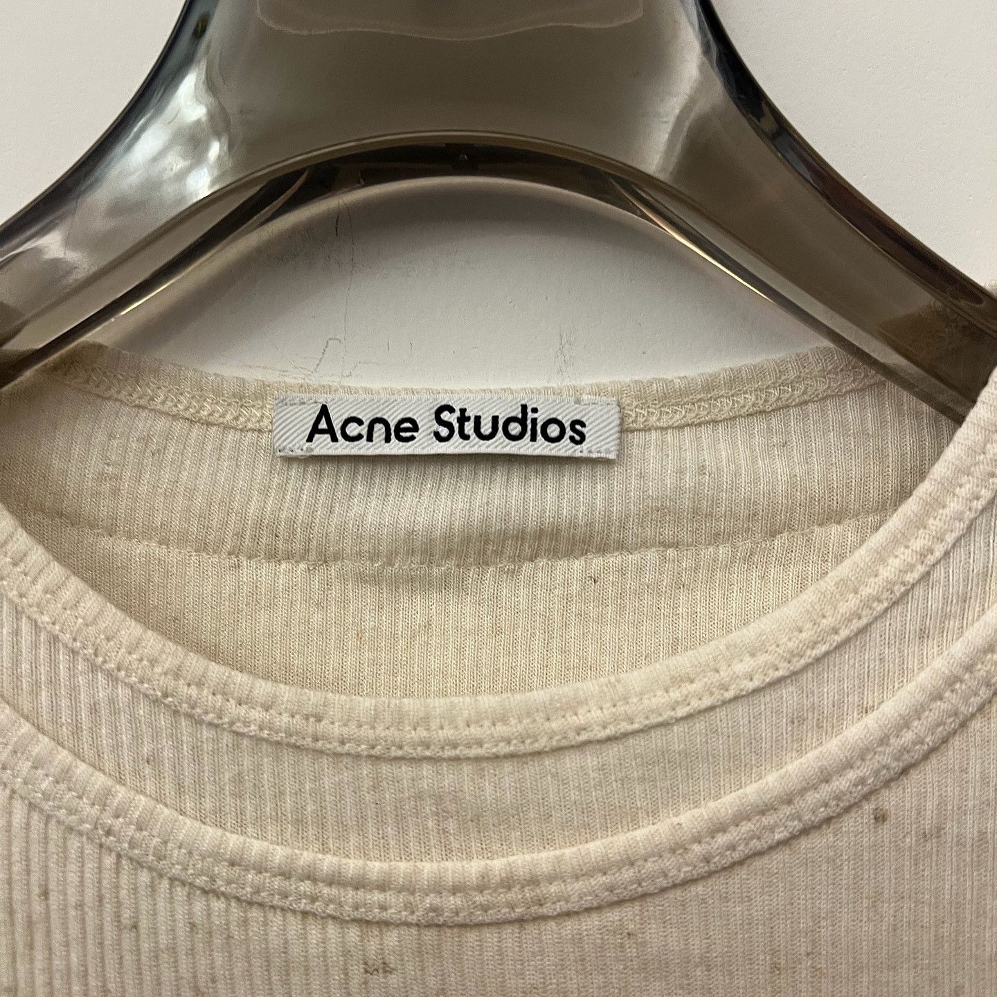 Acne Studios Acne Studios Logo Graphic Long Sleeve T-Shirt Size S Size S / US 4 / IT 40 - 3 Thumbnail