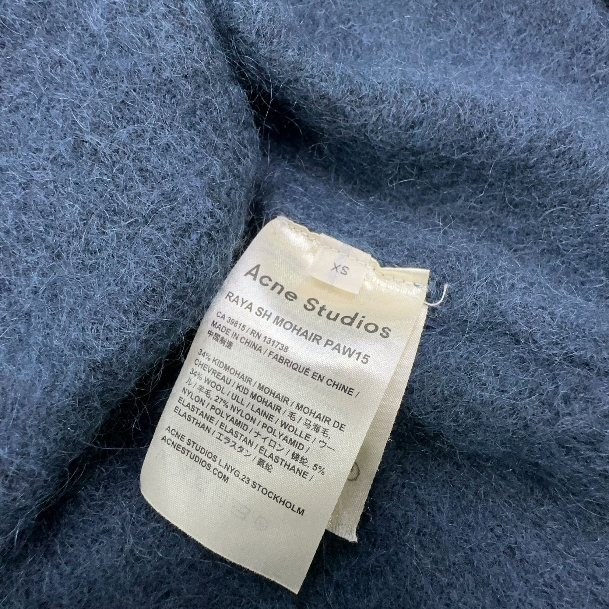 Acne Studios Acne Studios Raya Mohair Cardigan Size XS Size XS / US 0-2 / IT 36-38 - 3 Thumbnail