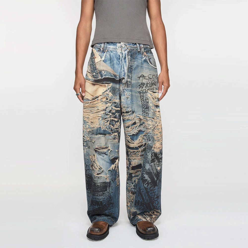 Acne Studios Acne Studios Graffiti Distressed Jeans US 28 Size US 28 / EU 44 - 7 Thumbnail