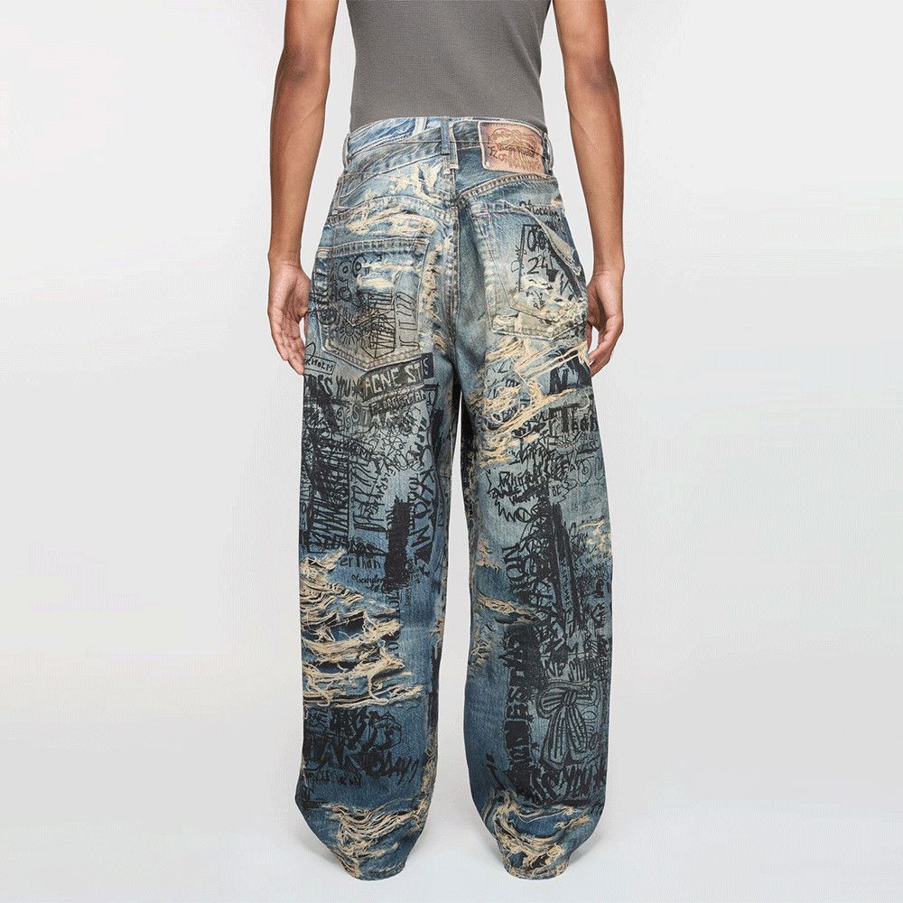 Acne Studios Acne Studios Graffiti Distressed Jeans US 28 Size US 28 / EU 44 - 9 Thumbnail