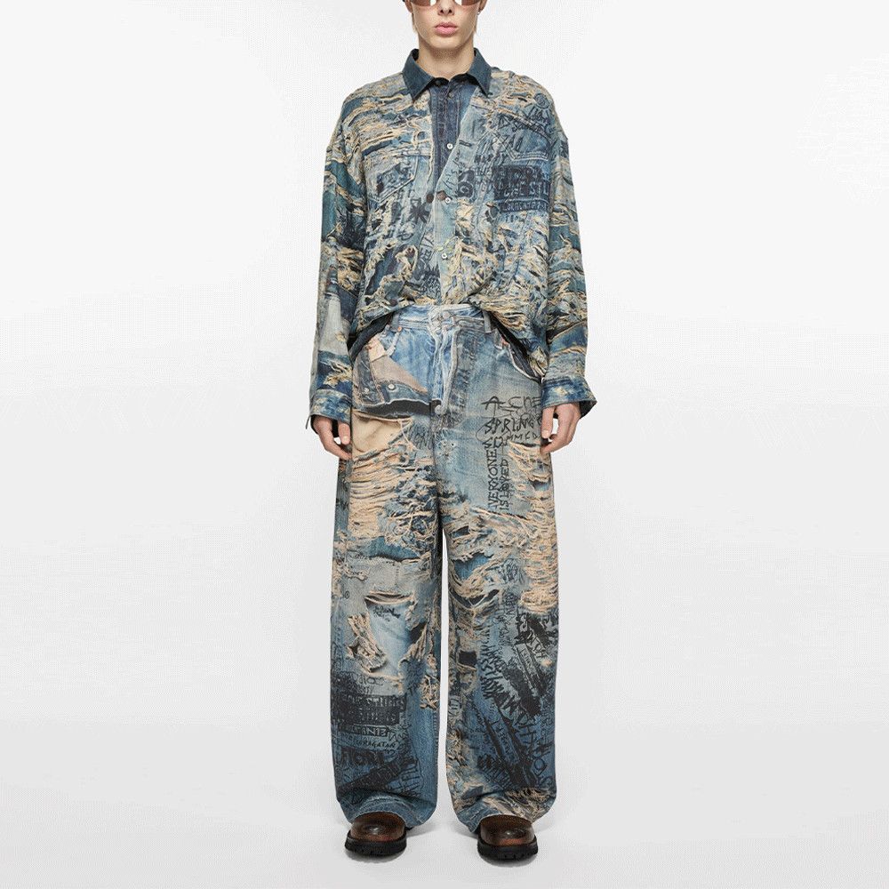 Acne Studios Acne Studios Graffiti Distressed Jeans US 28 Size US 28 / EU 44 - 6 Thumbnail