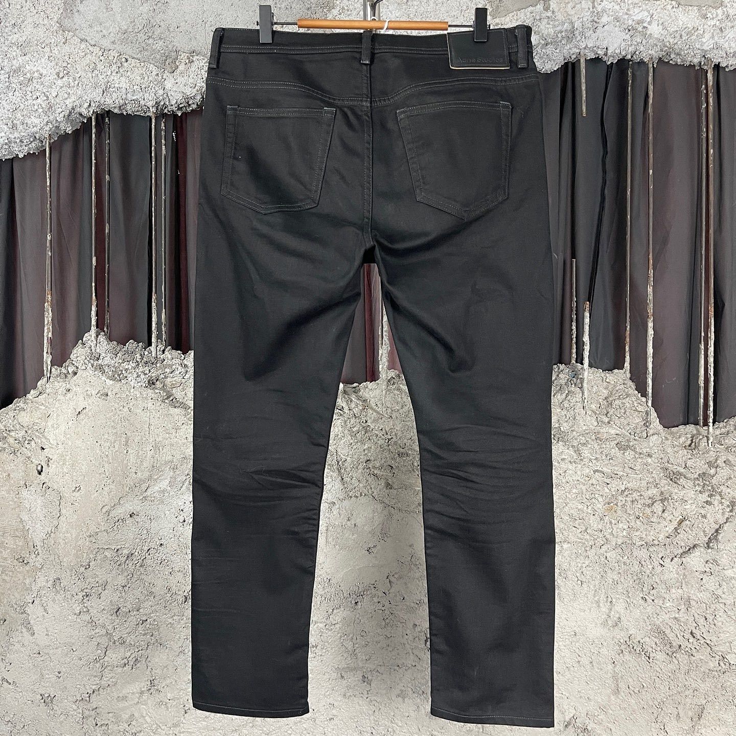 Acne Studios Acne Studios River Black Denim Jeans Size 34 Size US 32 / EU 48 - 2 Thumbnail