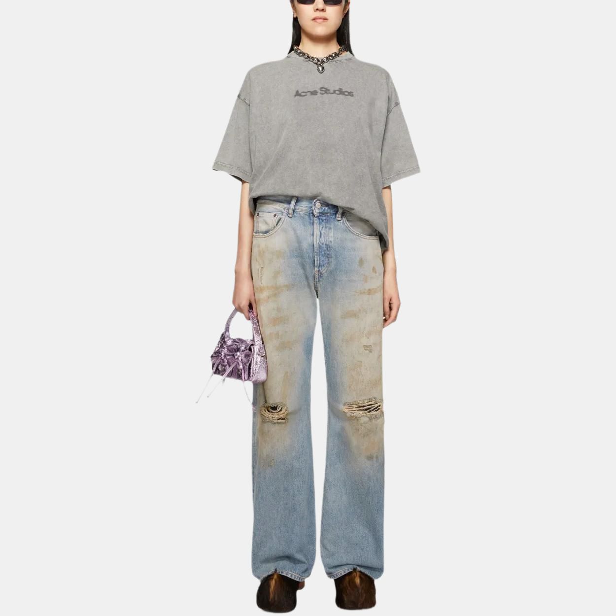 Acne Studios Acne Studios Distressed Cotton Jeans Size 29/32 Size 29" - 9 Thumbnail