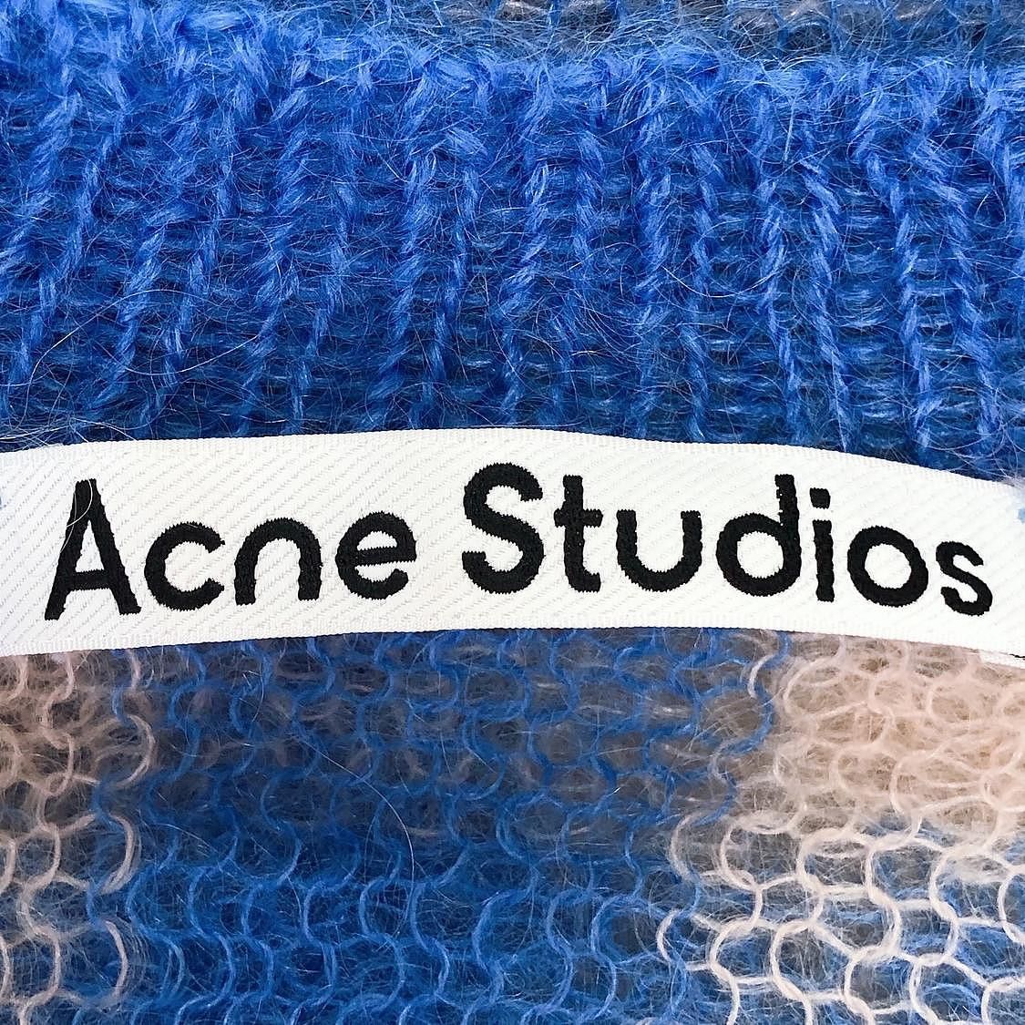 Acne Studios Acne Studios Blue Plaid Mohair Sweater Size S Size S / US 4 / IT 40 - 3 Thumbnail
