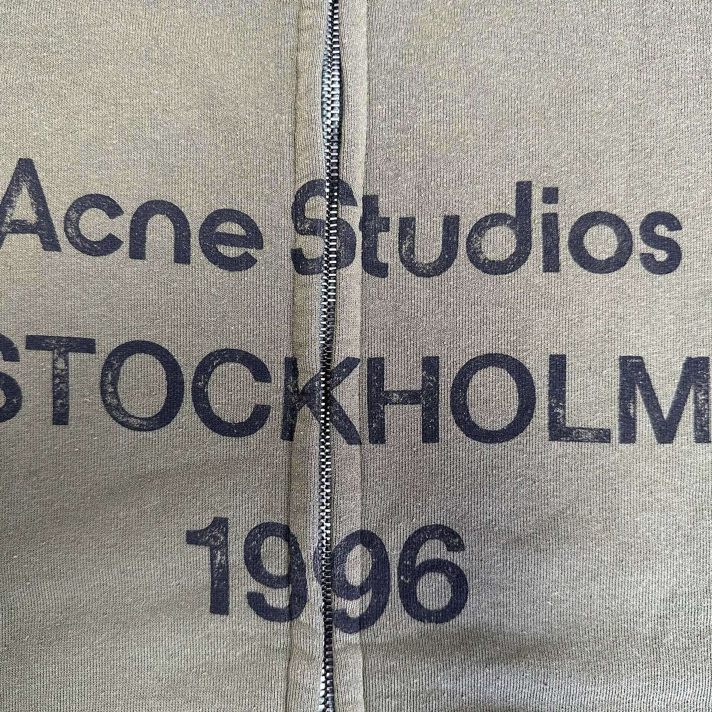 Acne Studios Acne Studios 1996 Stockholm Logo Zip Bomber Jacket Size XXS Size US XXS / EU 40 - 6 Thumbnail