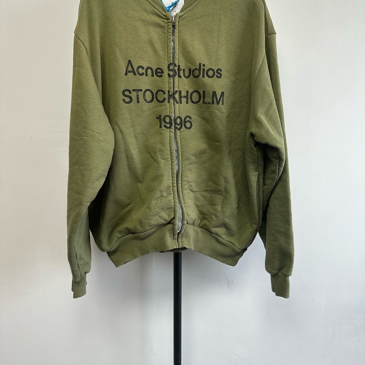 Acne Studios Acne Studios 1996 Stockholm Logo Zip Bomber Jacket Size XXS Size US XXS / EU 40 - 5 Thumbnail