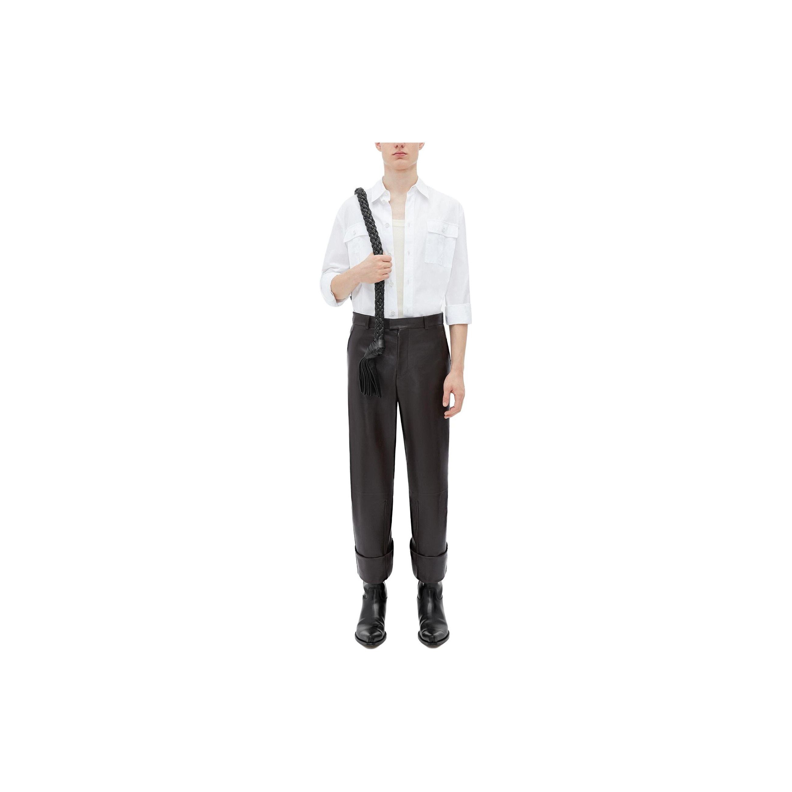 Bottega Veneta Bottega Veneta White Cotton Button Up Shirt Size 52 Size US L / EU 52-54 / 3 - 10 Thumbnail