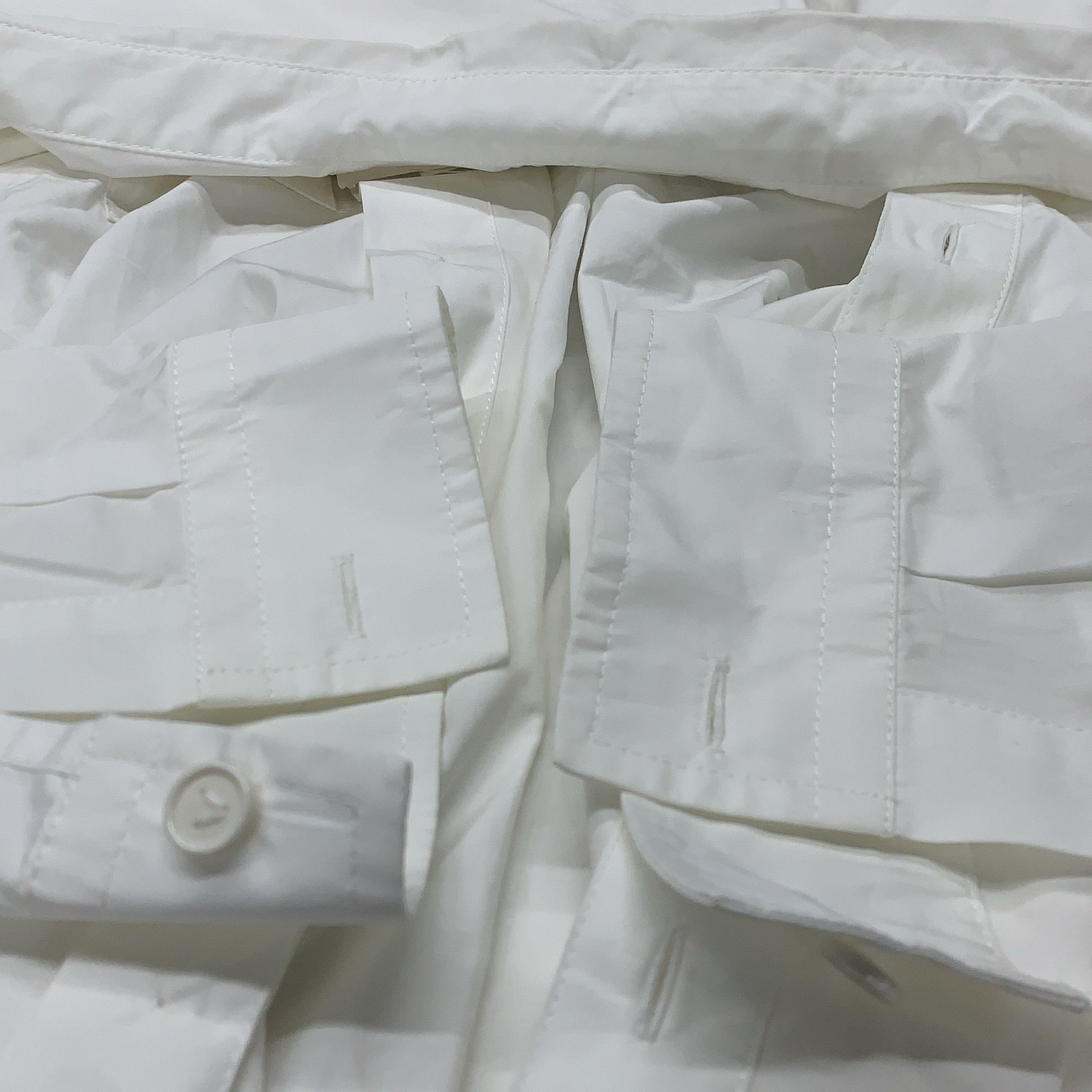 Bottega Veneta Bottega Veneta White Cotton Button Up Shirt Size 52 Size US L / EU 52-54 / 3 - 8 Thumbnail