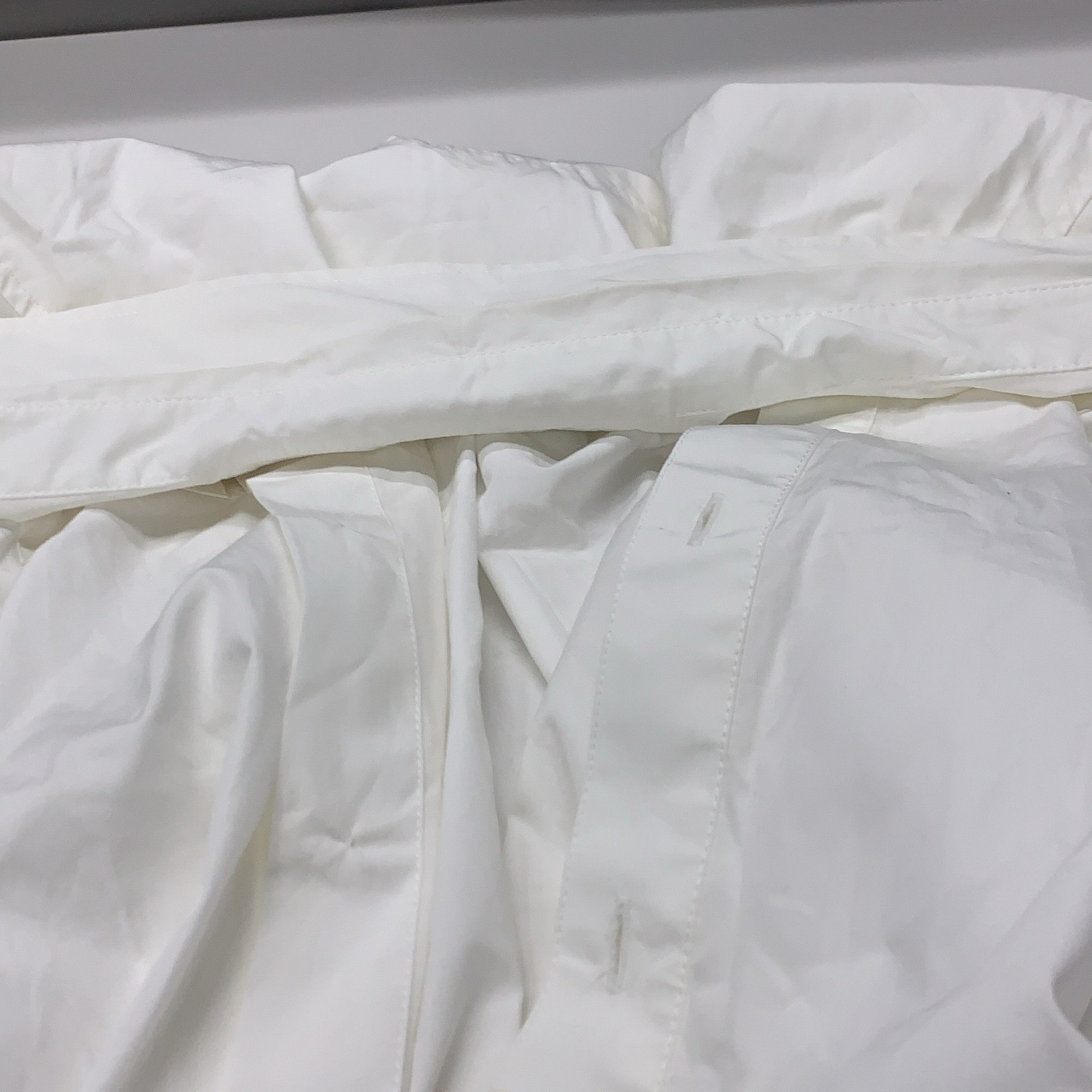 Bottega Veneta Bottega Veneta White Cotton Button Up Shirt Size 52 Size US L / EU 52-54 / 3 - 7 Thumbnail