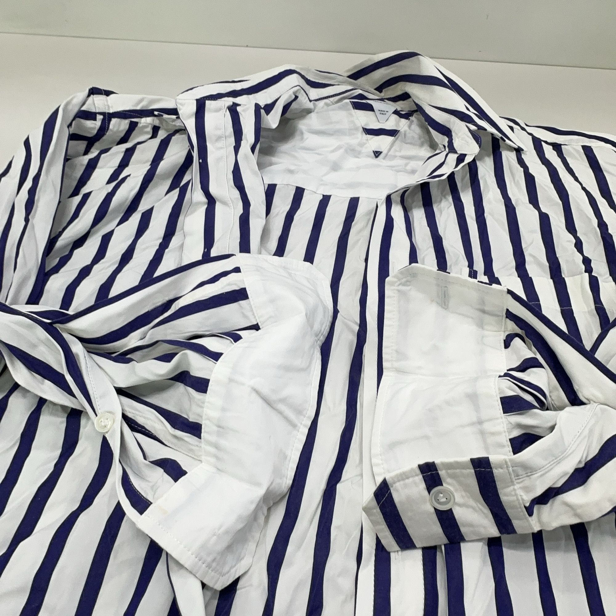 Bottega Veneta Bottega Veneta Striped Button Up Shirt IT 36 Size XS / US 0-2 / IT 36-38 - 7 Thumbnail
