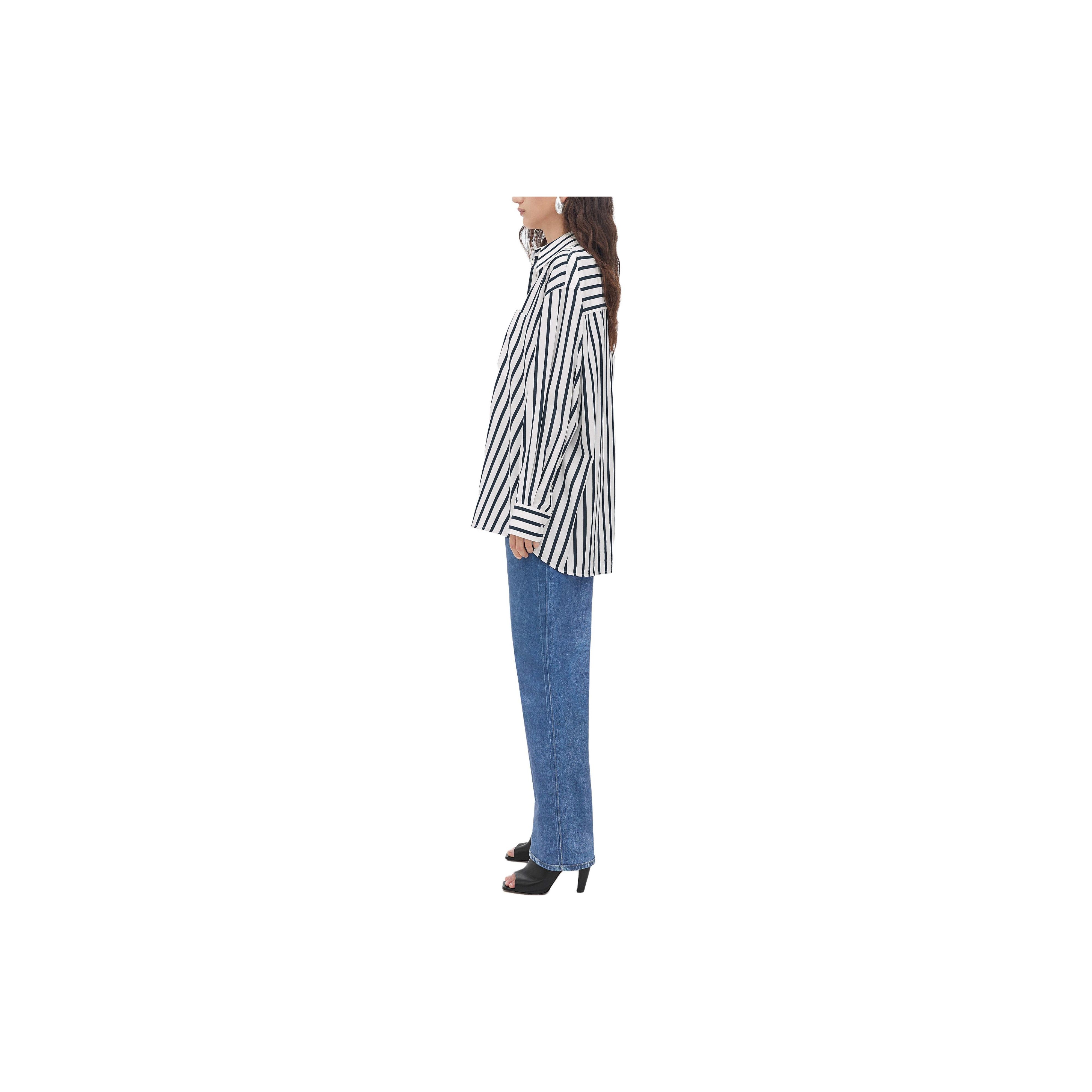 Bottega Veneta Bottega Veneta Striped Button Up Shirt IT 36 Size XS / US 0-2 / IT 36-38 - 10 Thumbnail