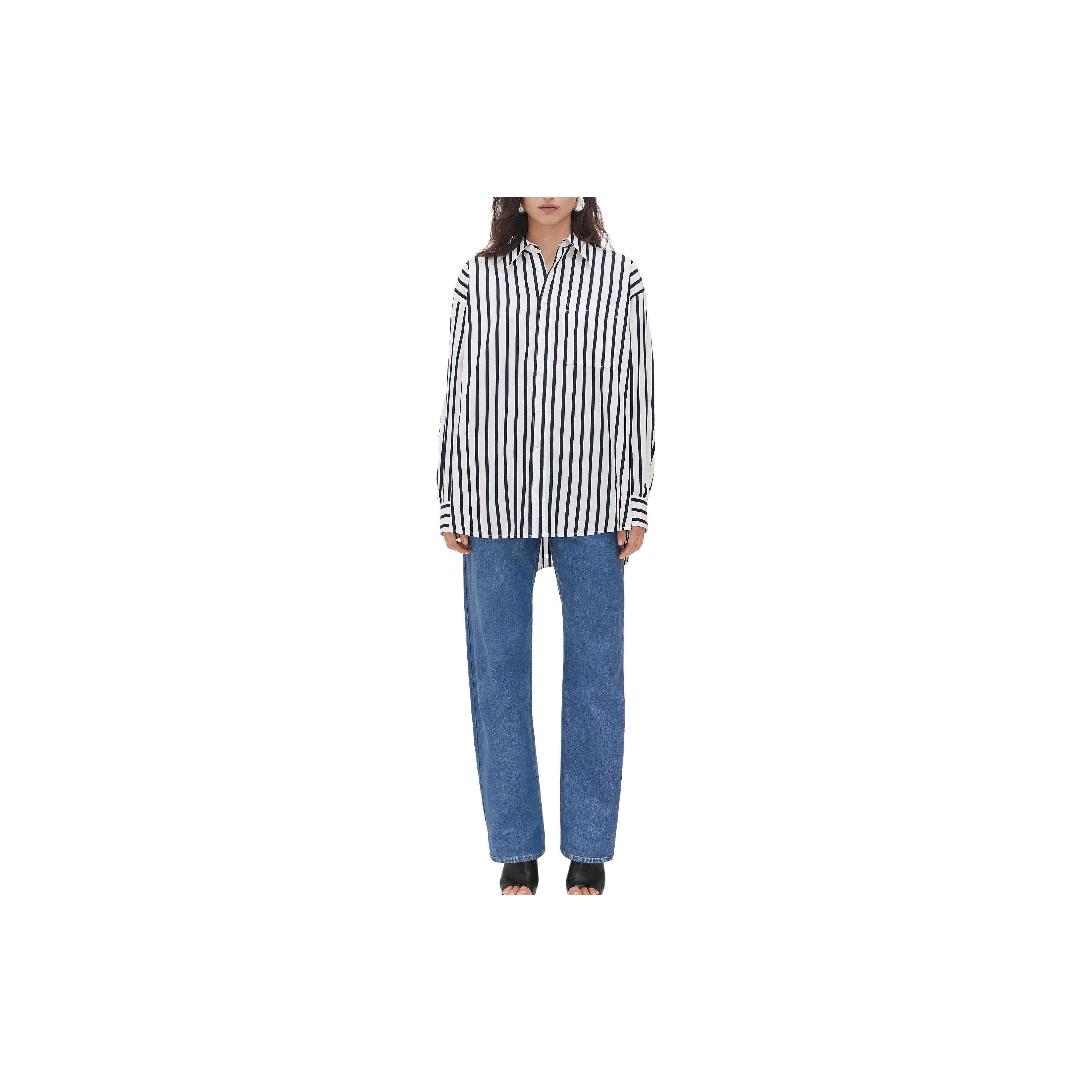 Bottega Veneta Bottega Veneta Striped Button Up Shirt IT 36 Size XS / US 0-2 / IT 36-38 - 9 Thumbnail