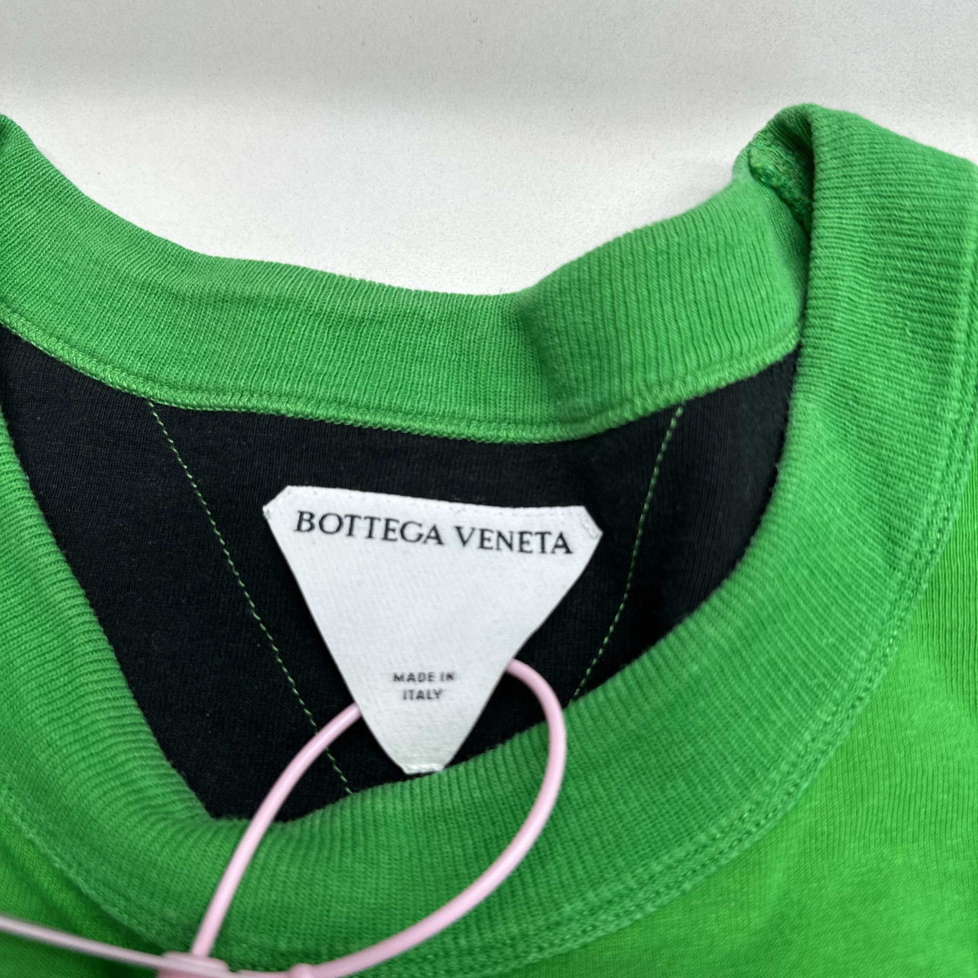 Bottega Veneta Bottega Veneta Green Cotton T-Shirt Size L Size US L / EU 52-54 / 3 - 3 Thumbnail