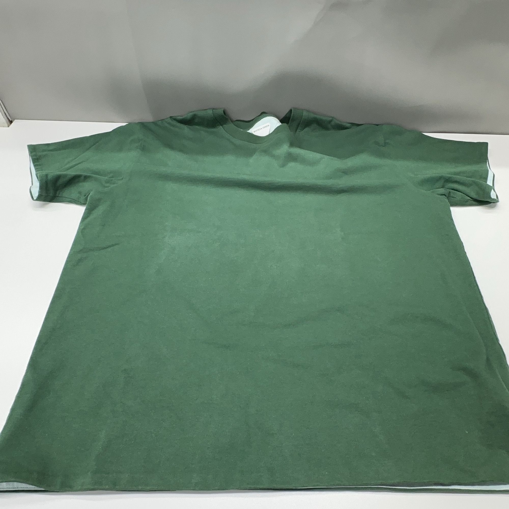 Bottega Veneta Bottega Veneta Green Cotton T-Shirt Size M Size US M / EU 48-50 / 2 - 9 Thumbnail