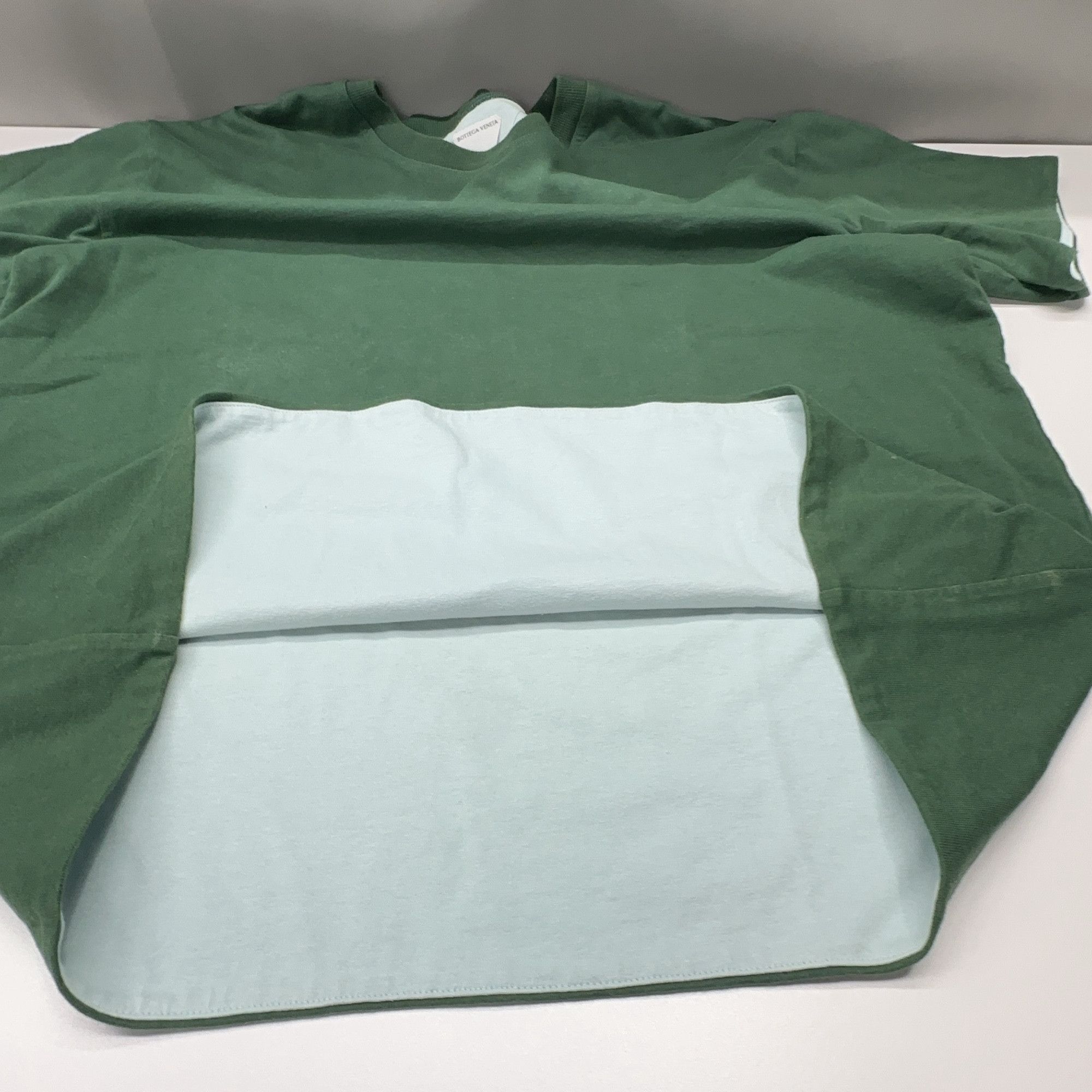 Bottega Veneta Bottega Veneta Green Cotton T-Shirt Size M Size US M / EU 48-50 / 2 - 10 Thumbnail