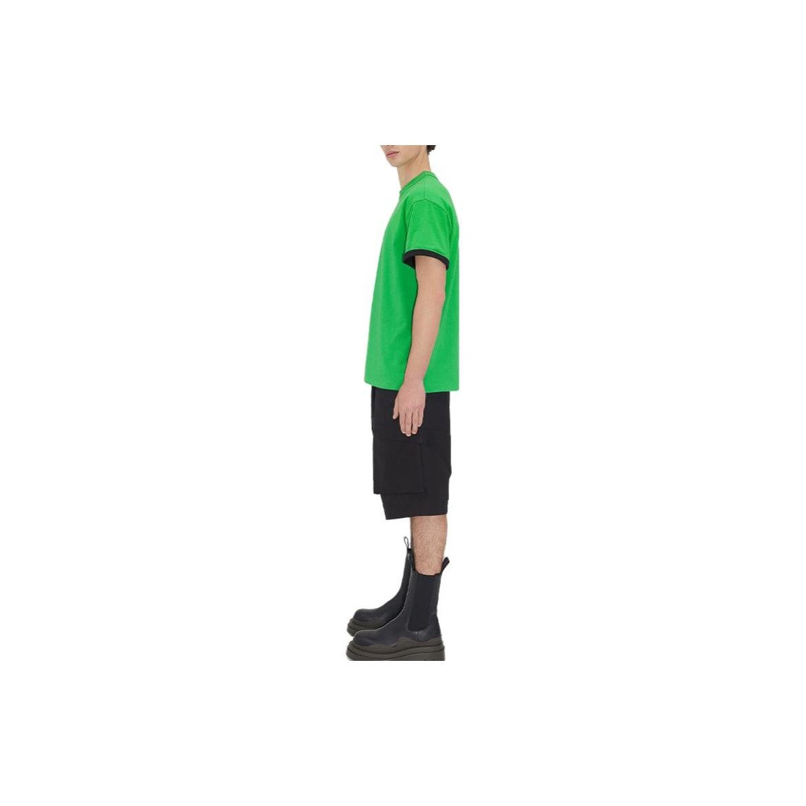 Bottega Veneta Bottega Veneta Contrast Cuff T-Shirt Size M Size US M / EU 48-50 / 2 - 7 Thumbnail