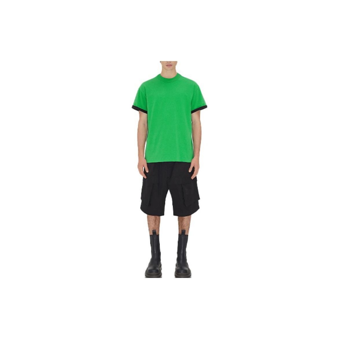 Bottega Veneta Bottega Veneta Contrast Cuff T-Shirt Size M Size US M / EU 48-50 / 2 - 5 Thumbnail