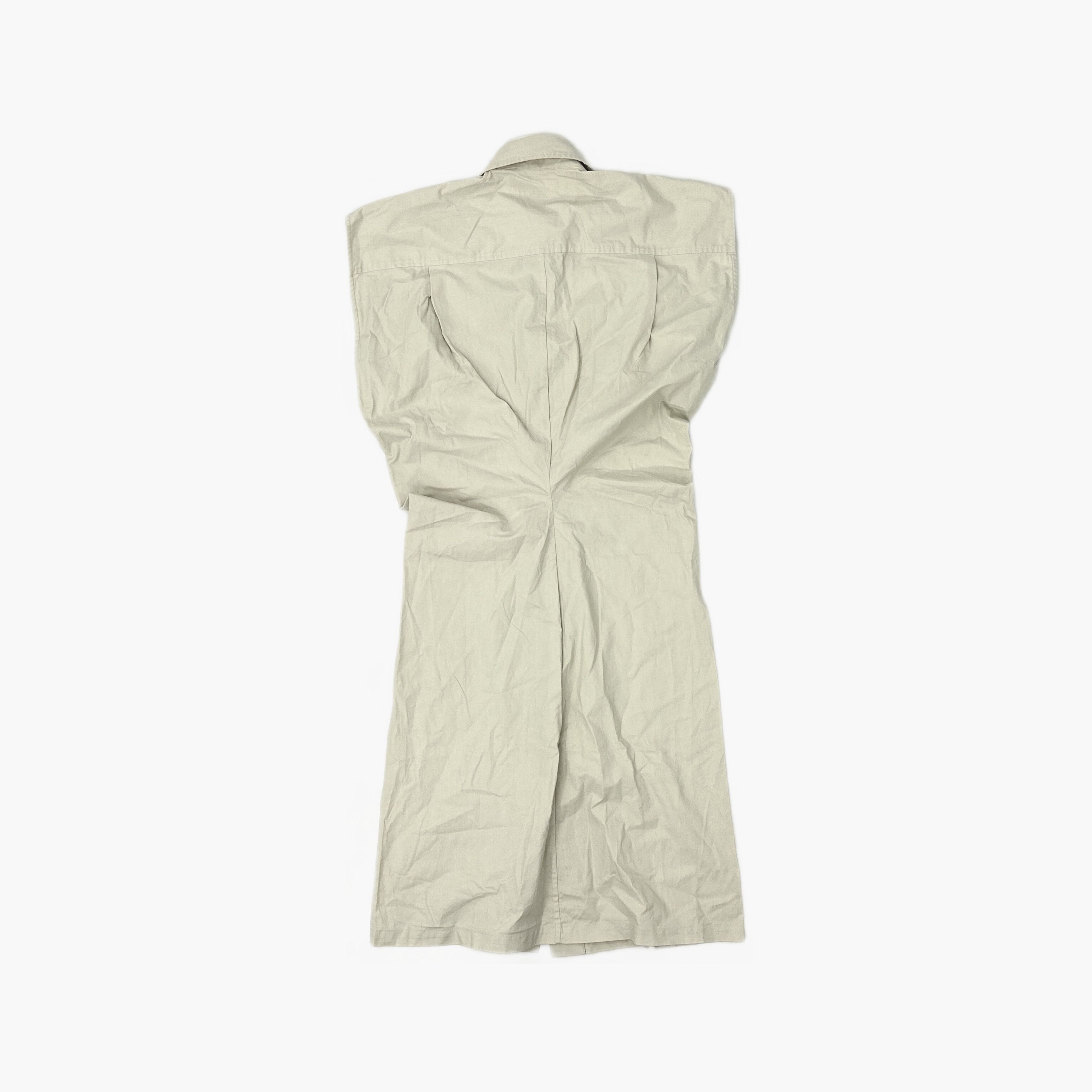 Bottega Veneta Bottega Veneta Sleeveless Shirt Dress Beige Size 38 Size XS / US 0-2 / IT 36-38 - 2 Thumbnail