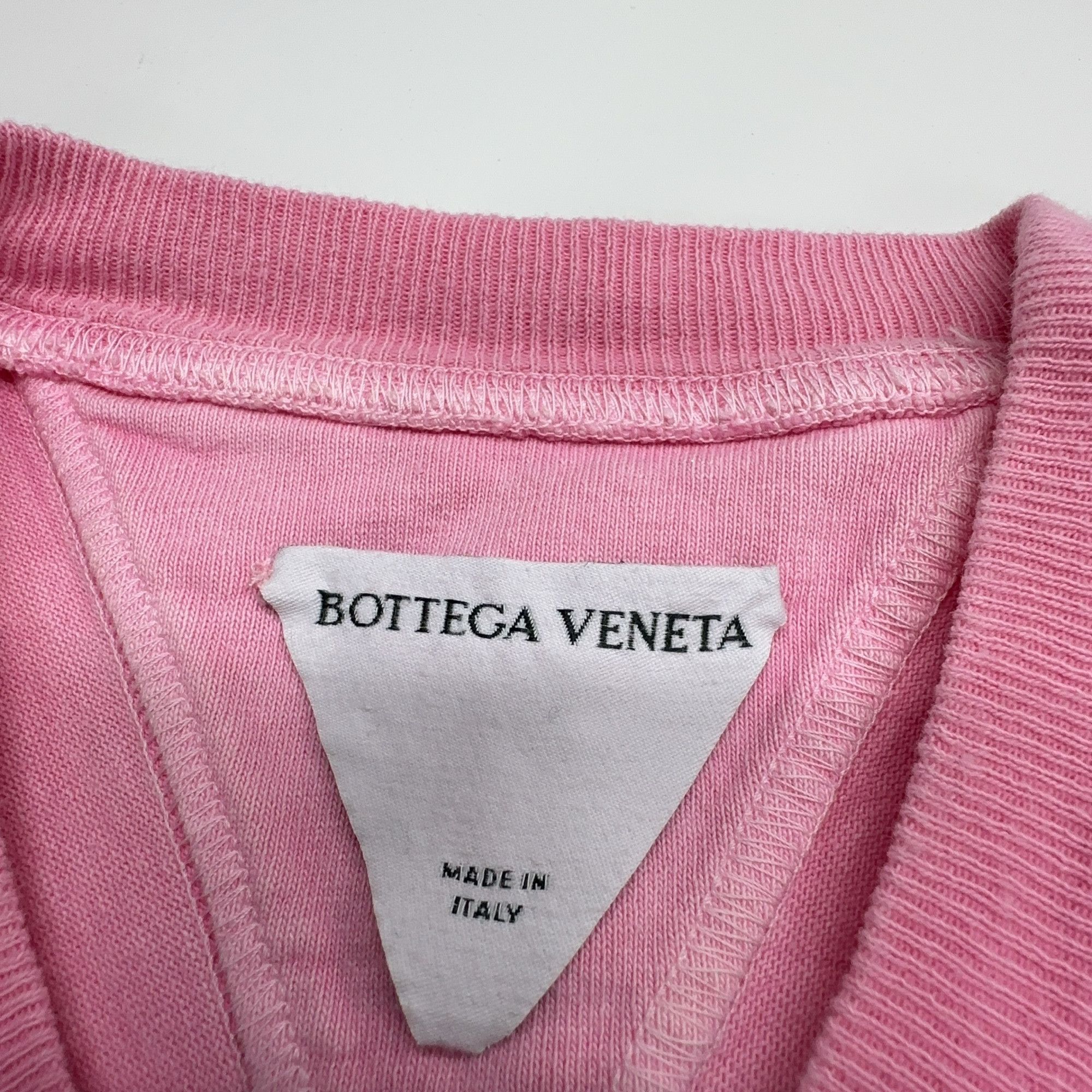 Bottega Veneta Bottega Veneta Pink Cotton T-Shirt Size S Size S / US 4 / IT 40 - 4 Thumbnail