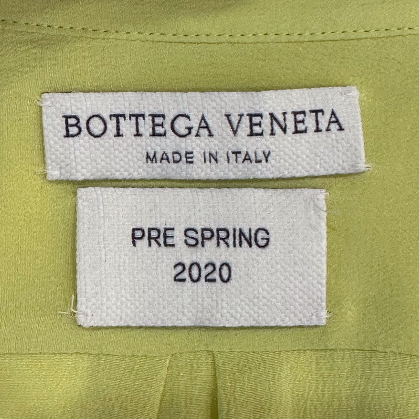 Bottega Veneta Bottega Veneta Quilted Bib Silk Shirt Size IT 38 Size XS / US 0-2 / IT 36-38 - 3 Thumbnail