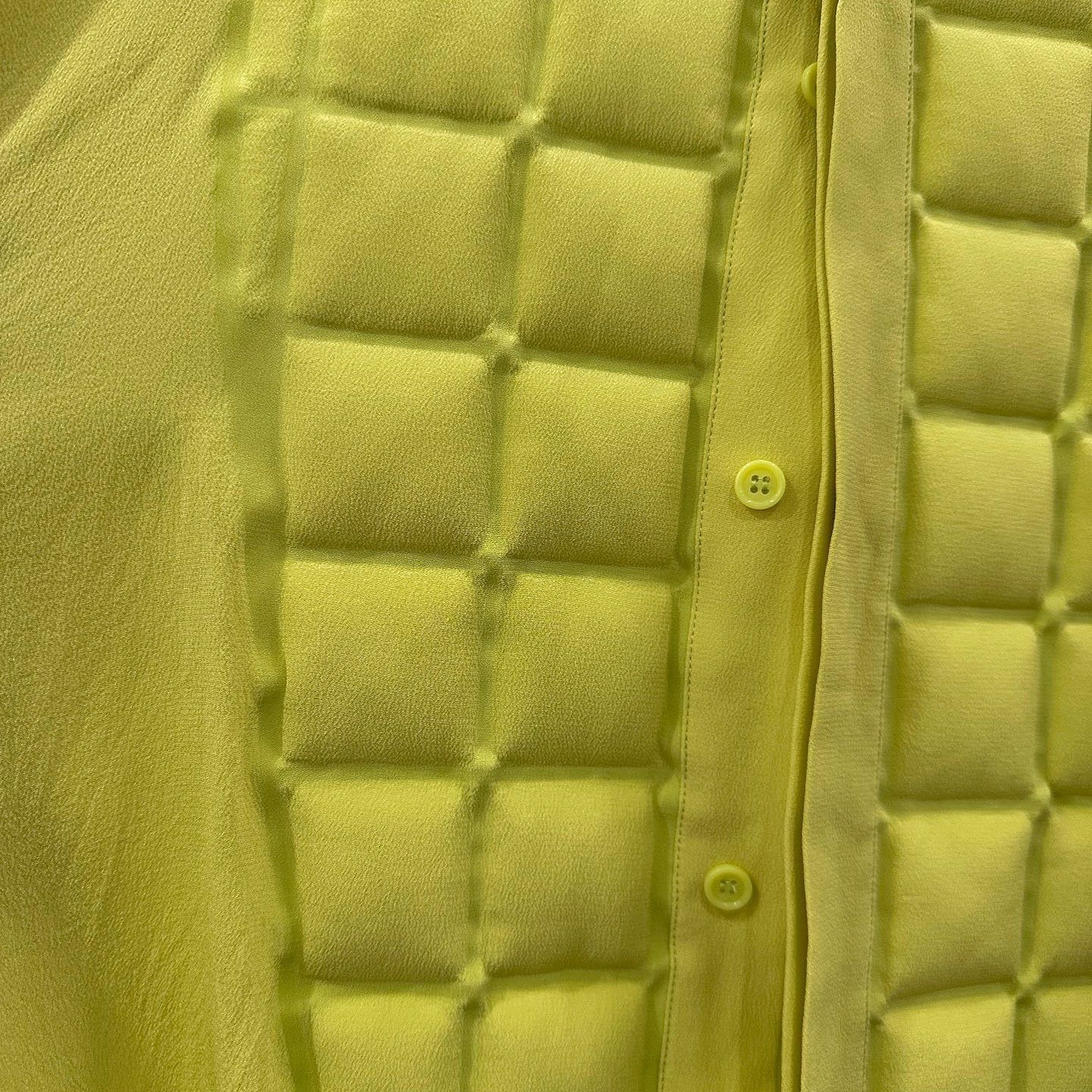 Bottega Veneta Bottega Veneta Quilted Bib Silk Shirt Size IT 38 Size XS / US 0-2 / IT 36-38 - 6 Thumbnail