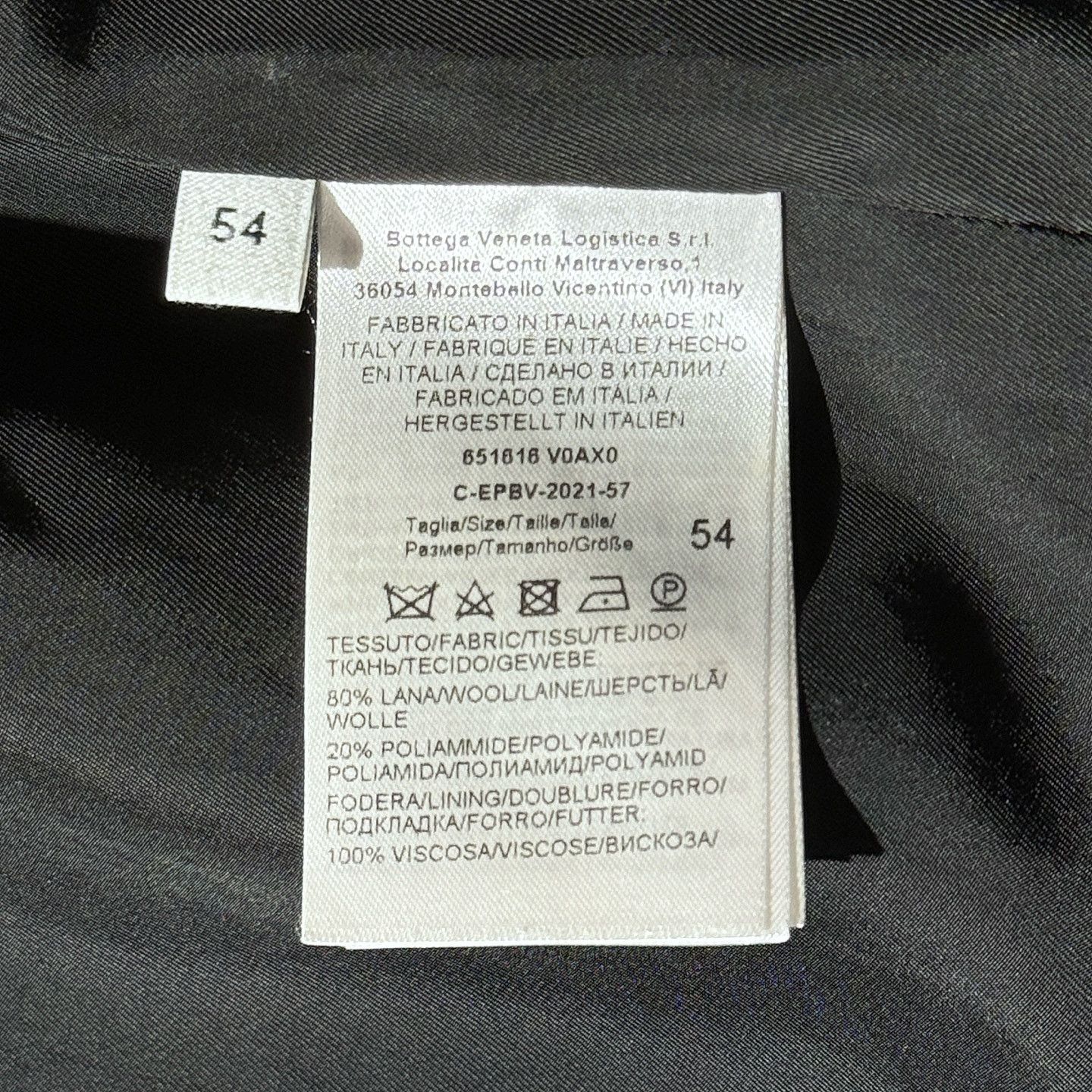 Bottega Veneta Bottega Veneta Wool Double-Breasted Blazer Size 44R Size 44R - 4 Thumbnail
