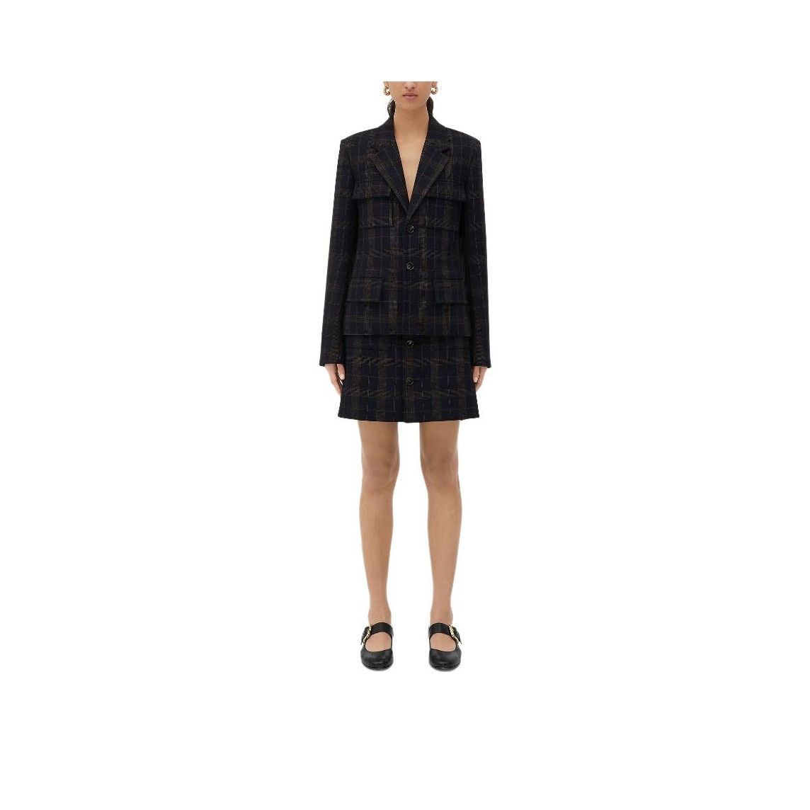 Bottega Veneta Bottega Veneta Plaid Blazer Size 42 Size M / US 6-8 / IT 42-44 - 7 Thumbnail
