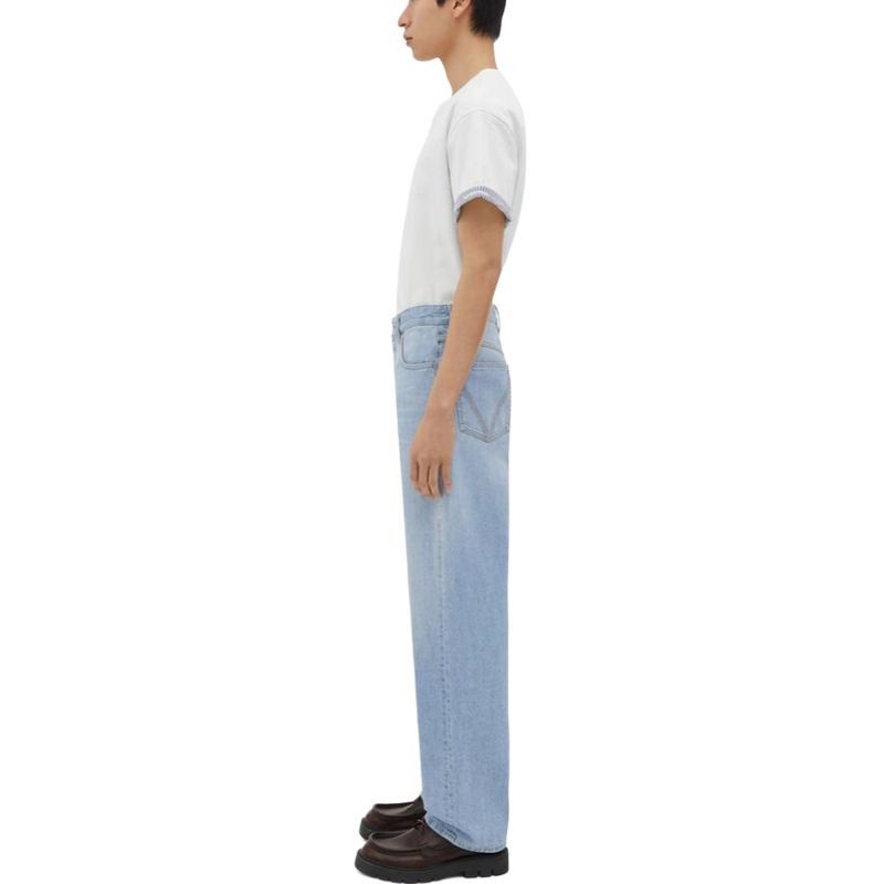 Bottega Veneta Bottega Veneta V-Stitched Wide Leg Jeans 36 Size 25" / US 0 / IT 36 - 9 Thumbnail