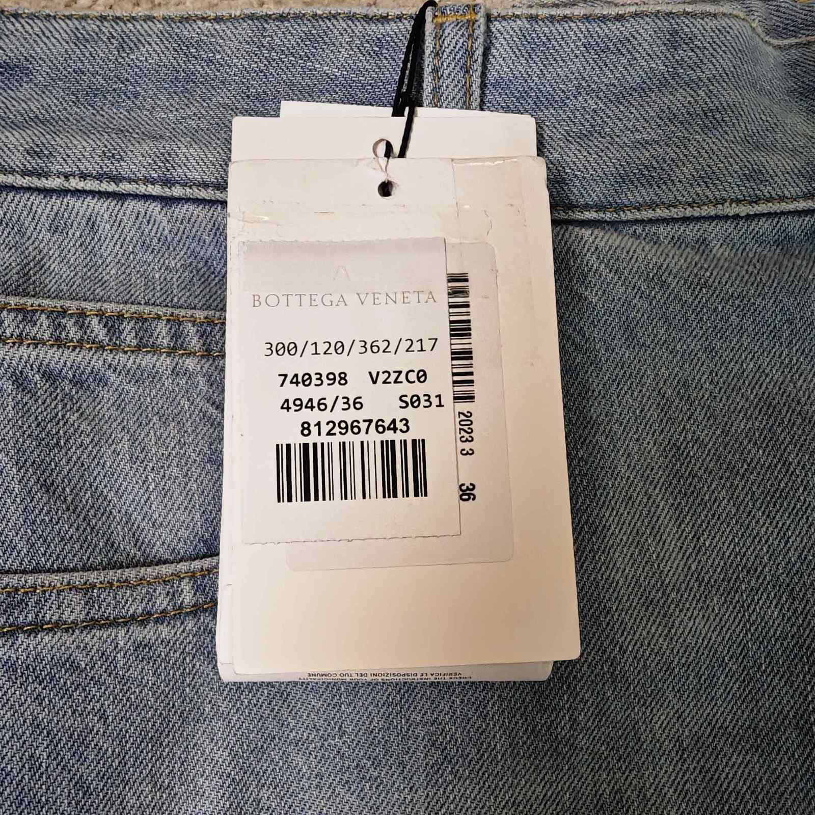 Bottega Veneta Bottega Veneta V-Stitched Wide Leg Jeans 36 Size 25" / US 0 / IT 36 - 5 Thumbnail