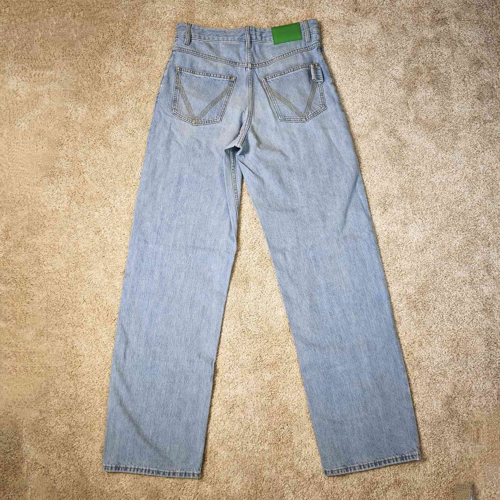 Bottega Veneta Bottega Veneta V-Stitched Wide Leg Jeans 36 Size 25" / US 0 / IT 36 - 2 Thumbnail