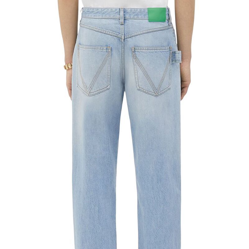 Bottega Veneta Bottega Veneta V-Stitched Wide Leg Jeans 36 Size 25" / US 0 / IT 36 - 10 Thumbnail