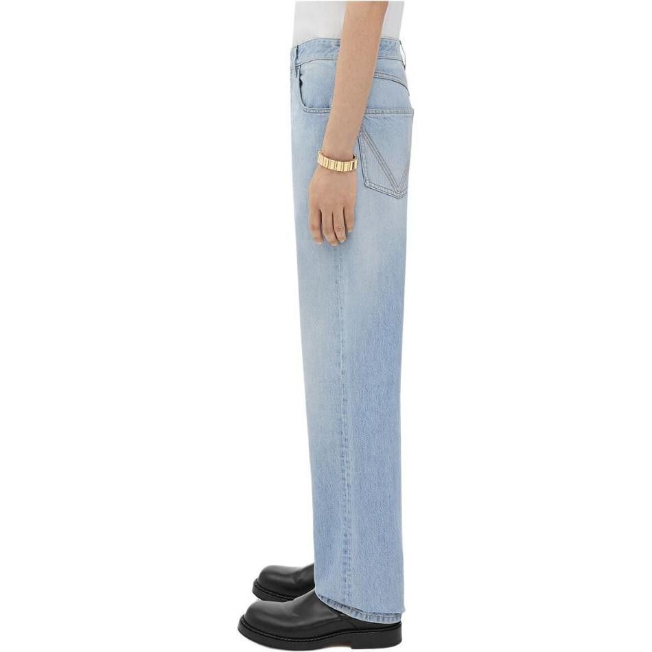 Bottega Veneta Bottega Veneta V-Stitched Wide Leg Jeans 36 Size 25" / US 0 / IT 36 - 8 Thumbnail