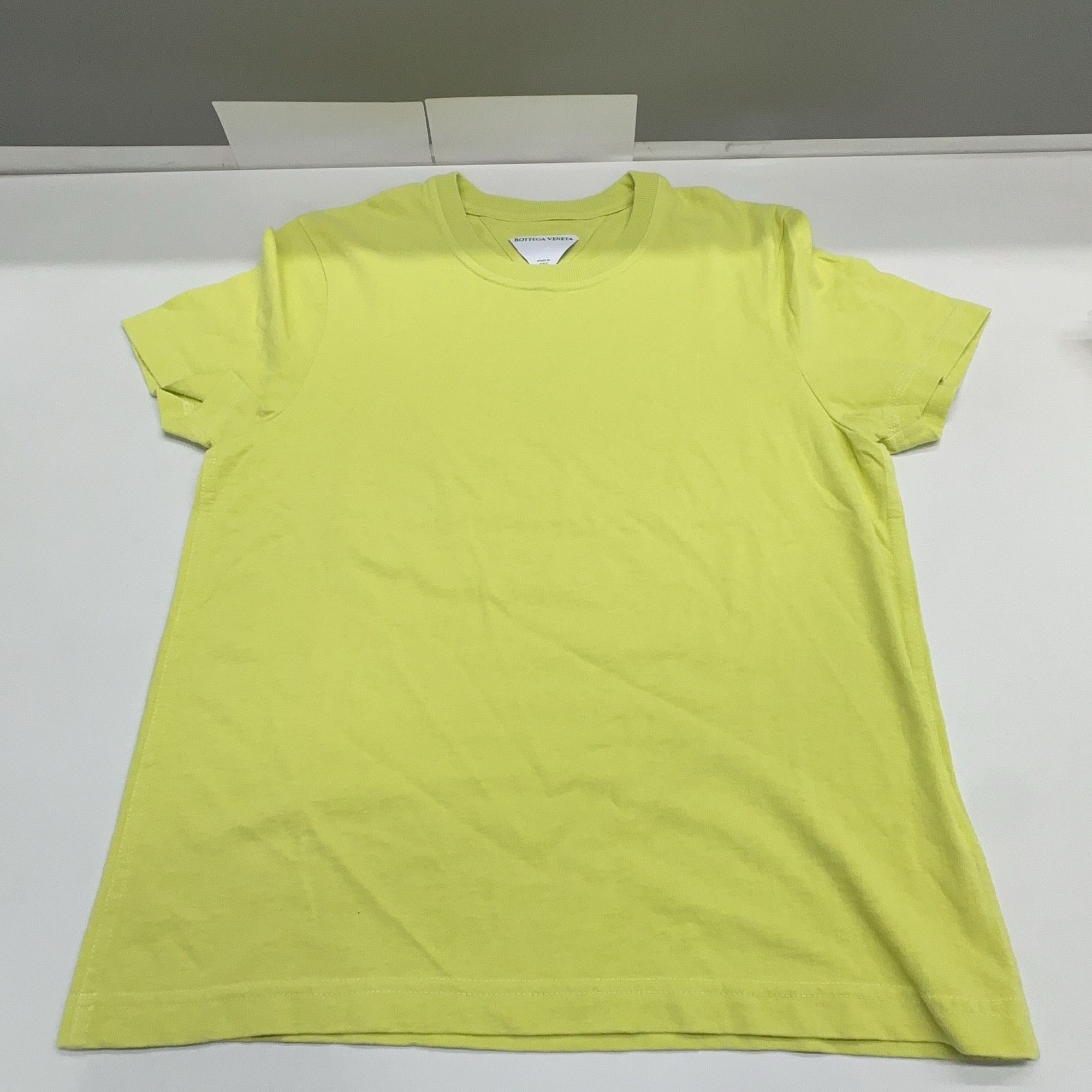Bottega Veneta Bottega Veneta Green Cotton T-Shirt Size XS Size XS / US 0-2 / IT 36-38 - 7 Thumbnail