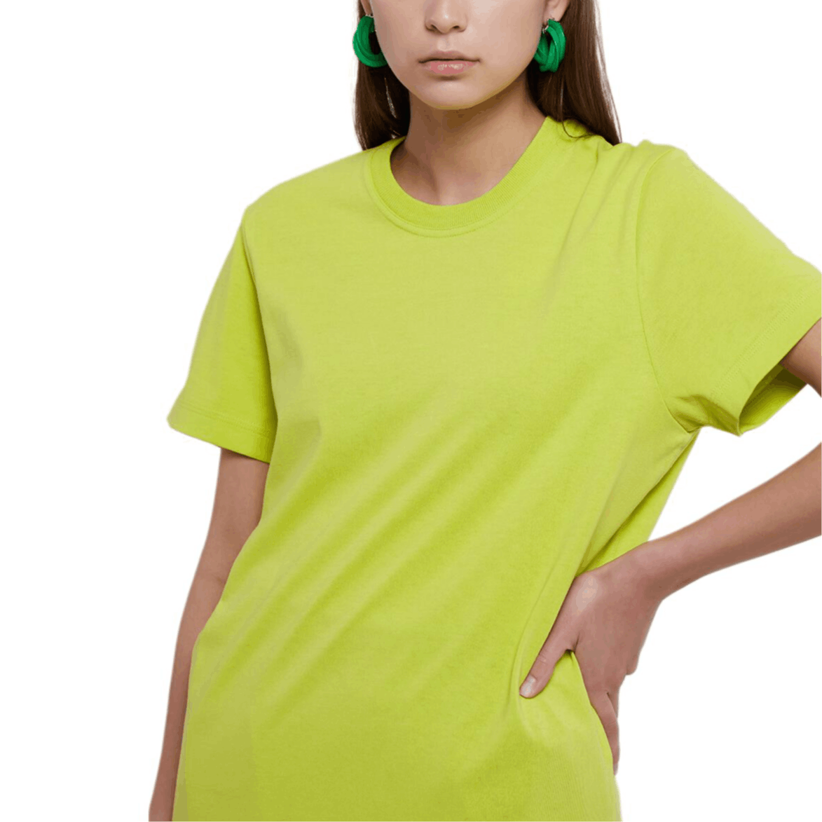 Bottega Veneta Bottega Veneta Green Cotton T-Shirt Size XS Size XS / US 0-2 / IT 36-38 - 14 Thumbnail
