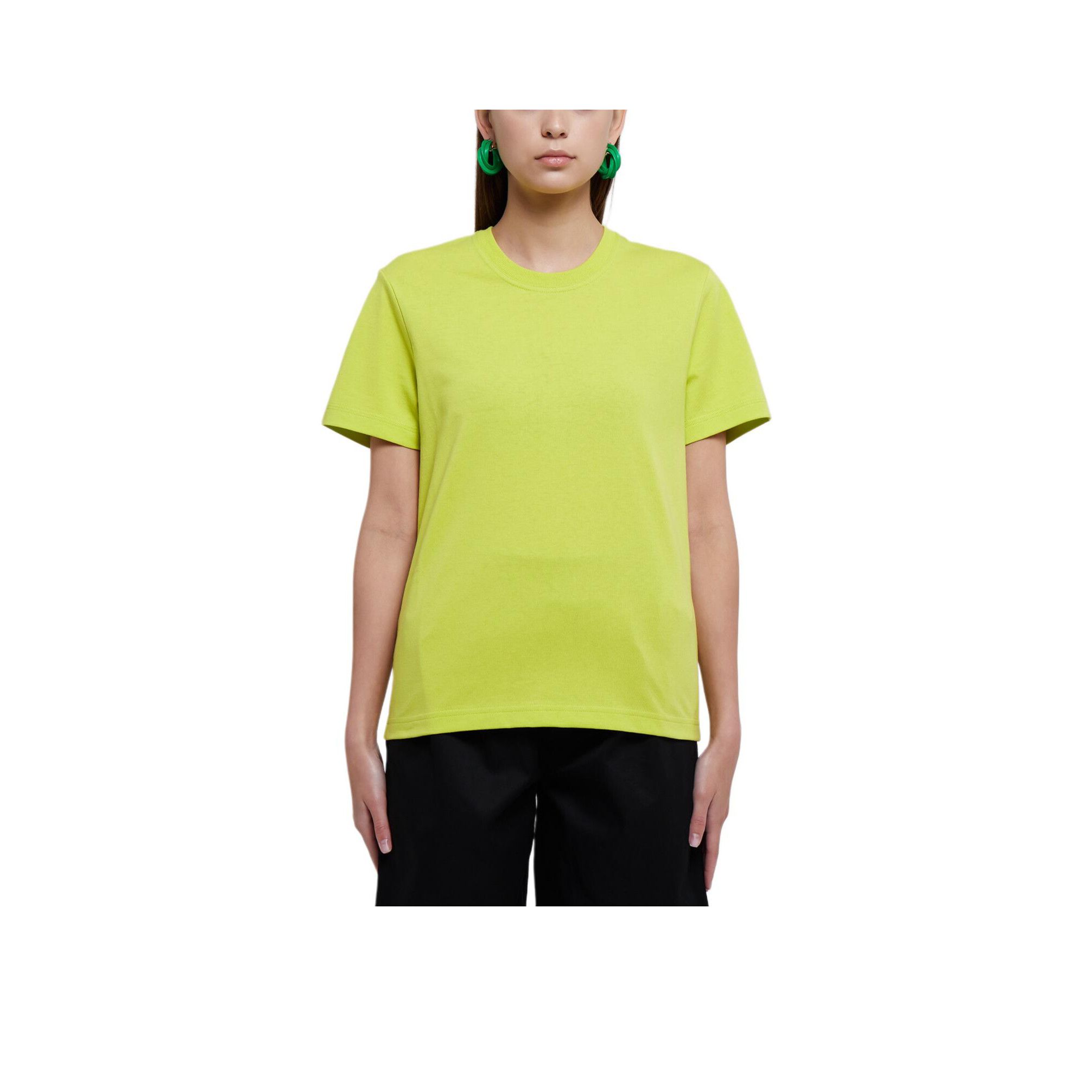 Bottega Veneta Bottega Veneta Green Cotton T-Shirt Size XS Size XS / US 0-2 / IT 36-38 - 12 Thumbnail