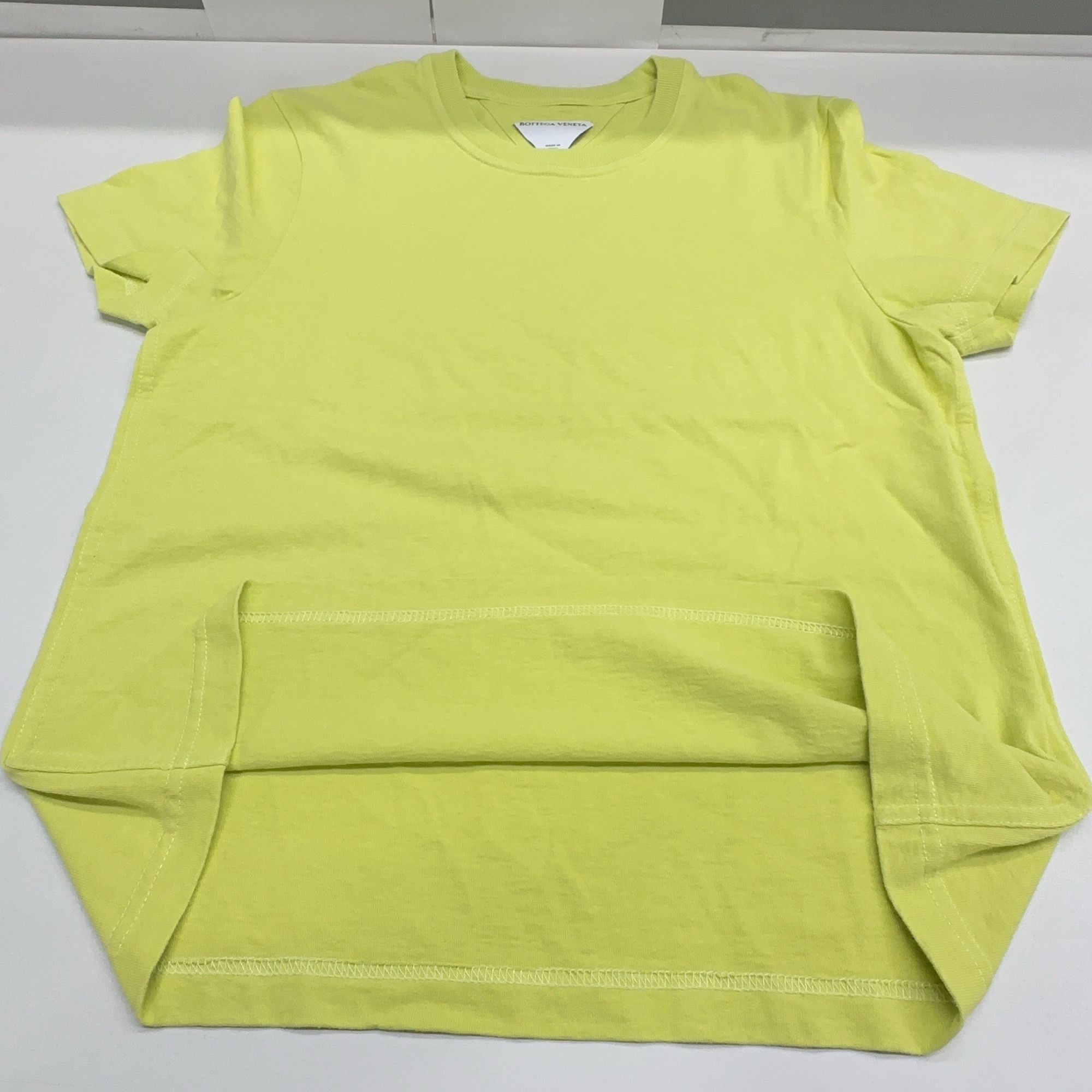 Bottega Veneta Bottega Veneta Green Cotton T-Shirt Size XS Size XS / US 0-2 / IT 36-38 - 8 Thumbnail