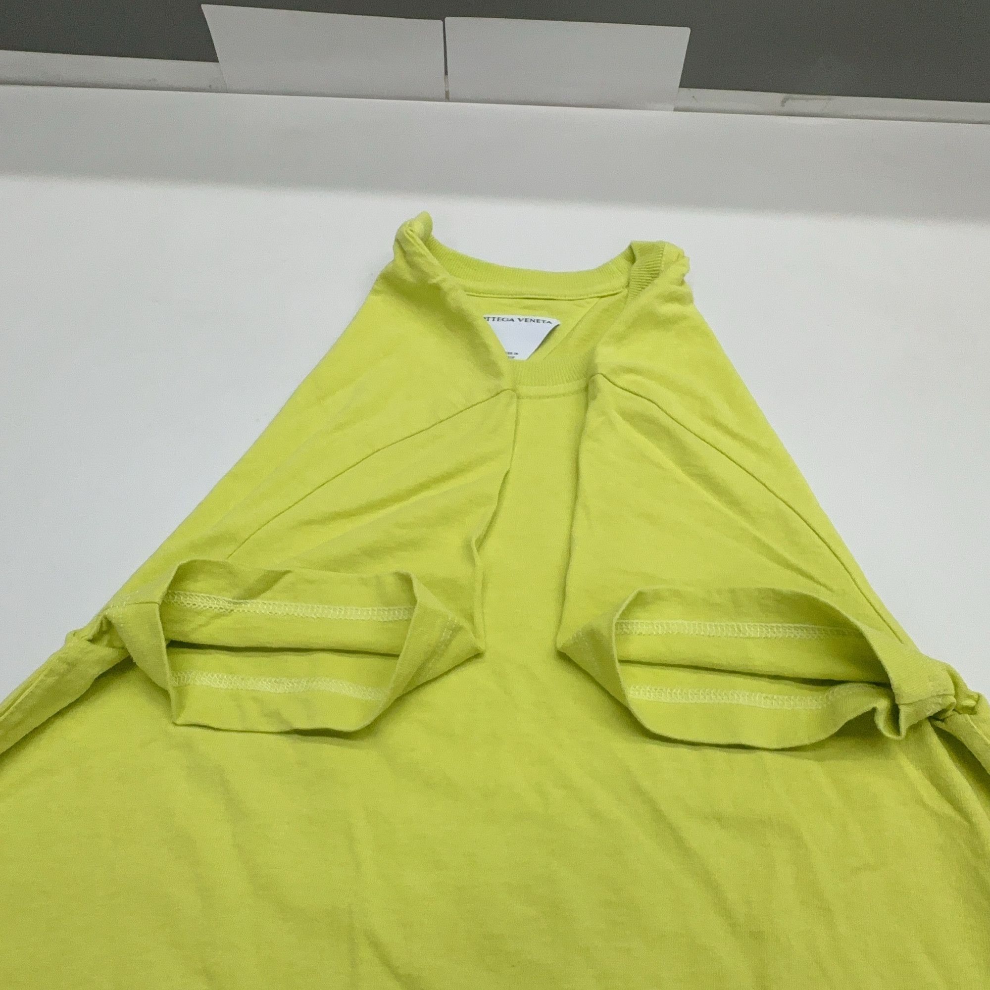 Bottega Veneta Bottega Veneta Green Cotton T-Shirt Size XS Size XS / US 0-2 / IT 36-38 - 9 Thumbnail