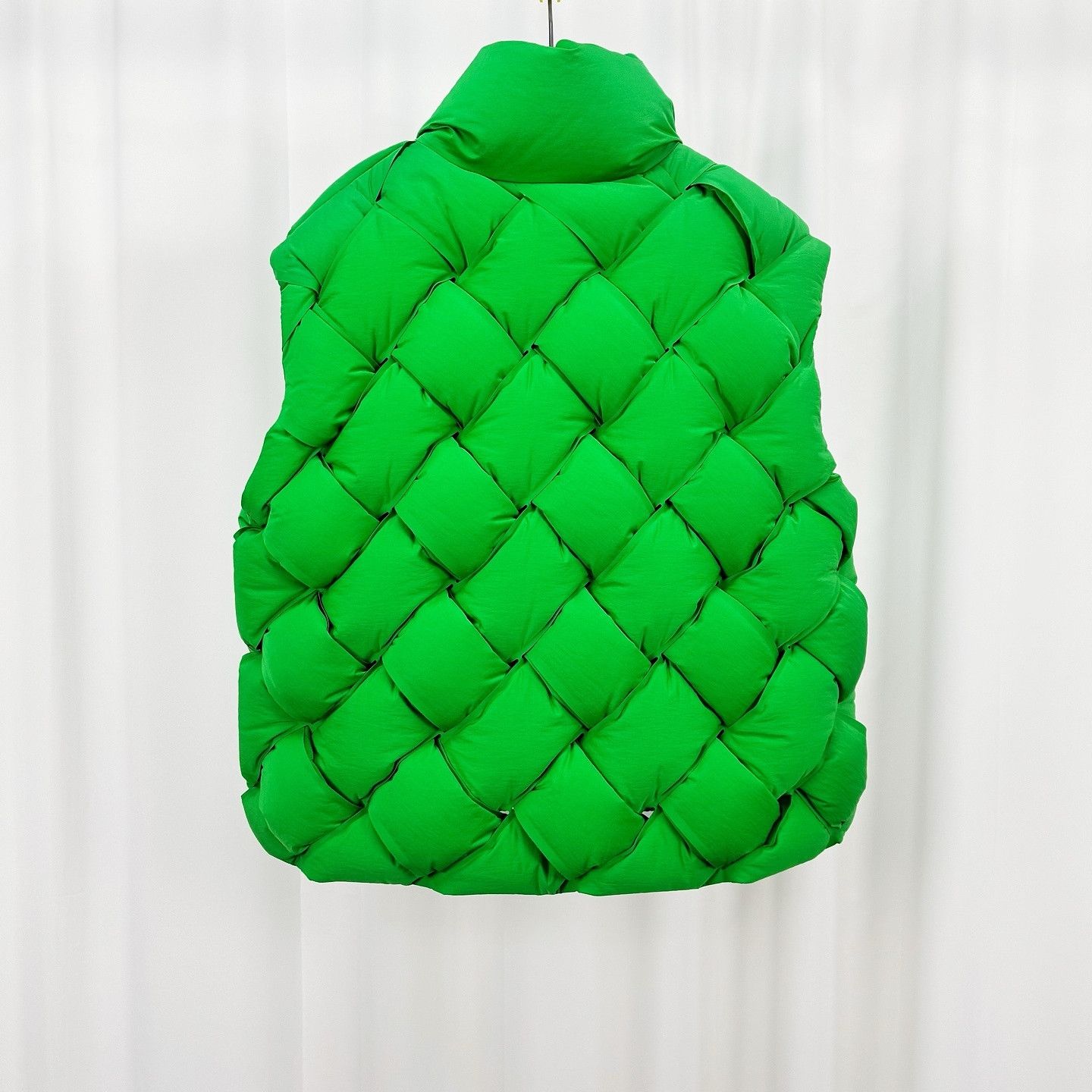 Bottega Veneta Bottega Veneta Woven Padded Vest Green Size S Size US S / EU 44-46 / 1 - 2 Thumbnail