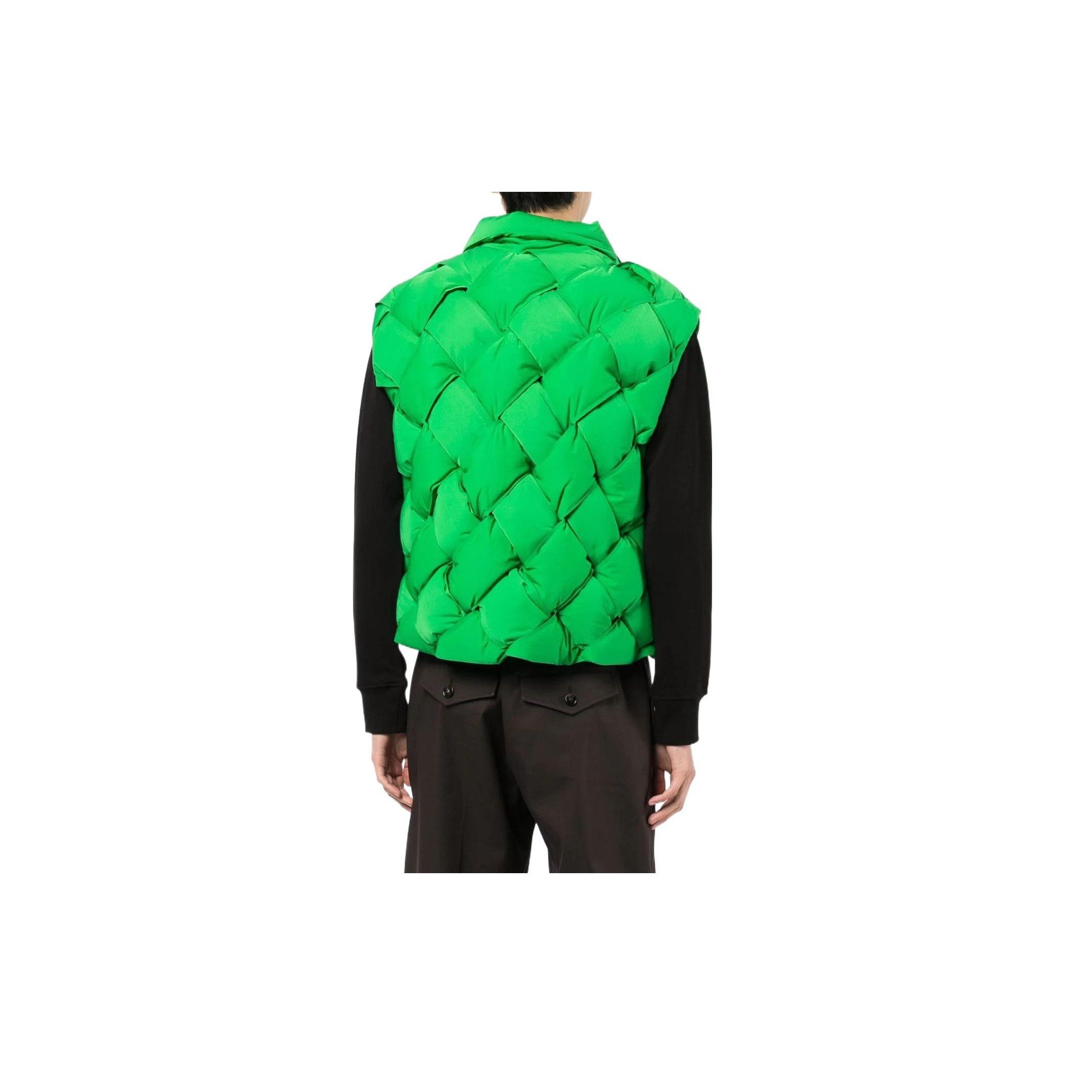 Bottega Veneta Bottega Veneta Woven Padded Vest Green Size S Size US S / EU 44-46 / 1 - 10 Thumbnail