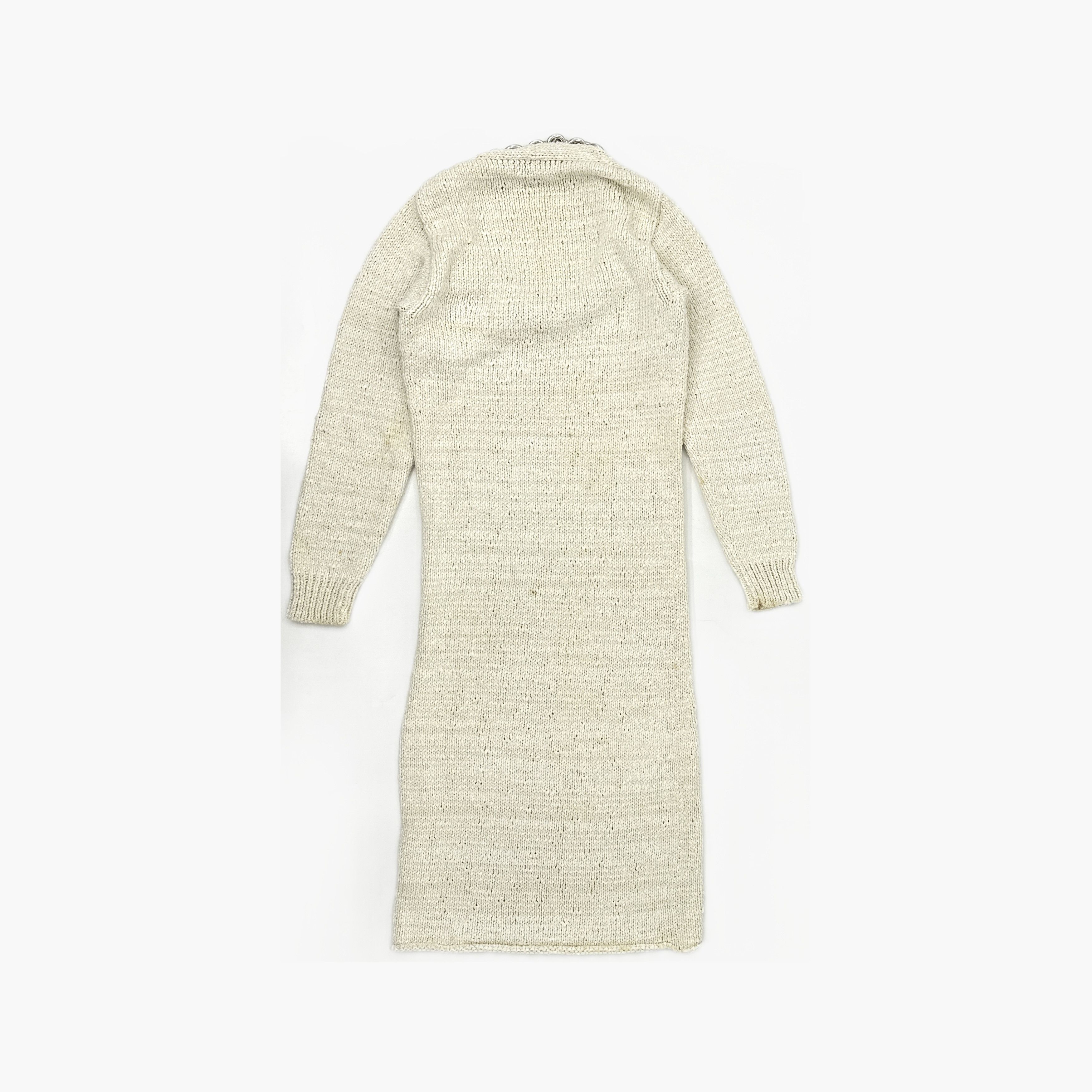 Bottega Veneta Bottega Veneta Chain Neck Knit Dress XS Size XS / US 0-2 / IT 36-38 - 2 Thumbnail