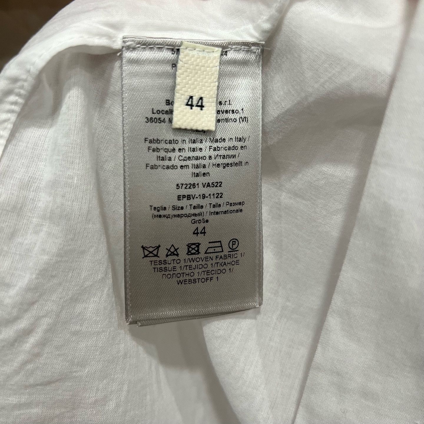 Bottega Veneta Bottega Veneta Quilted Bib Button-Up Shirt US S Size US S / EU 44-46 / 1 - 4 Thumbnail