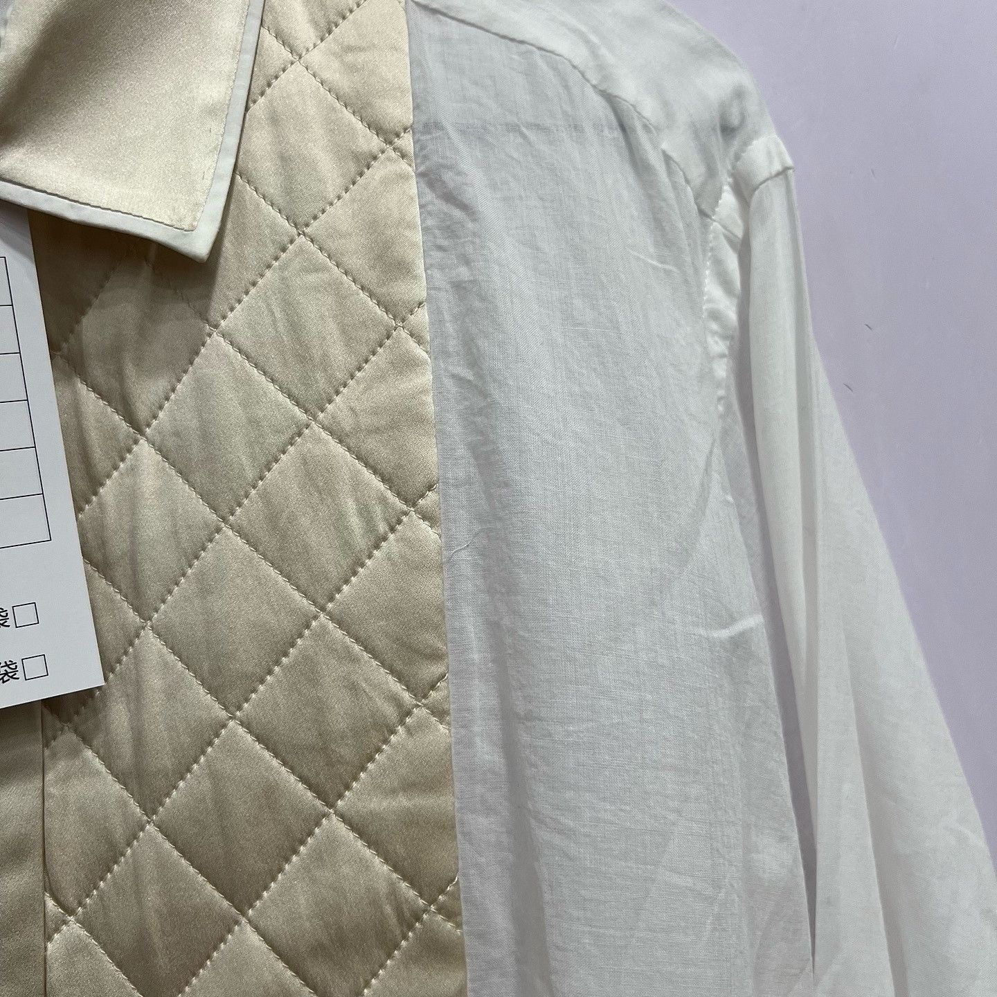Bottega Veneta Bottega Veneta Quilted Bib Button-Up Shirt US S Size US S / EU 44-46 / 1 - 6 Thumbnail