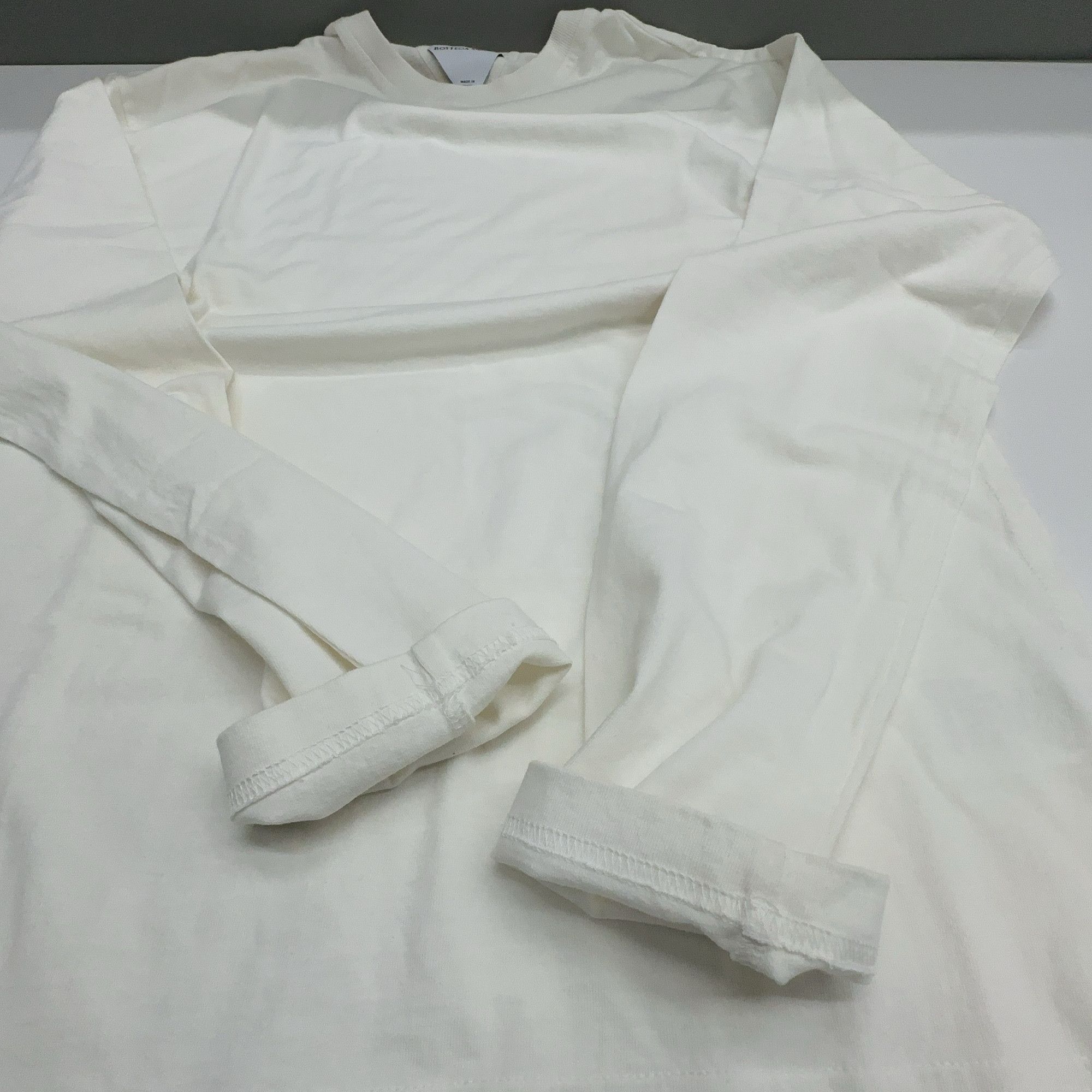 Bottega Veneta Bottega Veneta Cotton Long Sleeve T-Shirt Size M Size US M / EU 48-50 / 2 - 8 Thumbnail