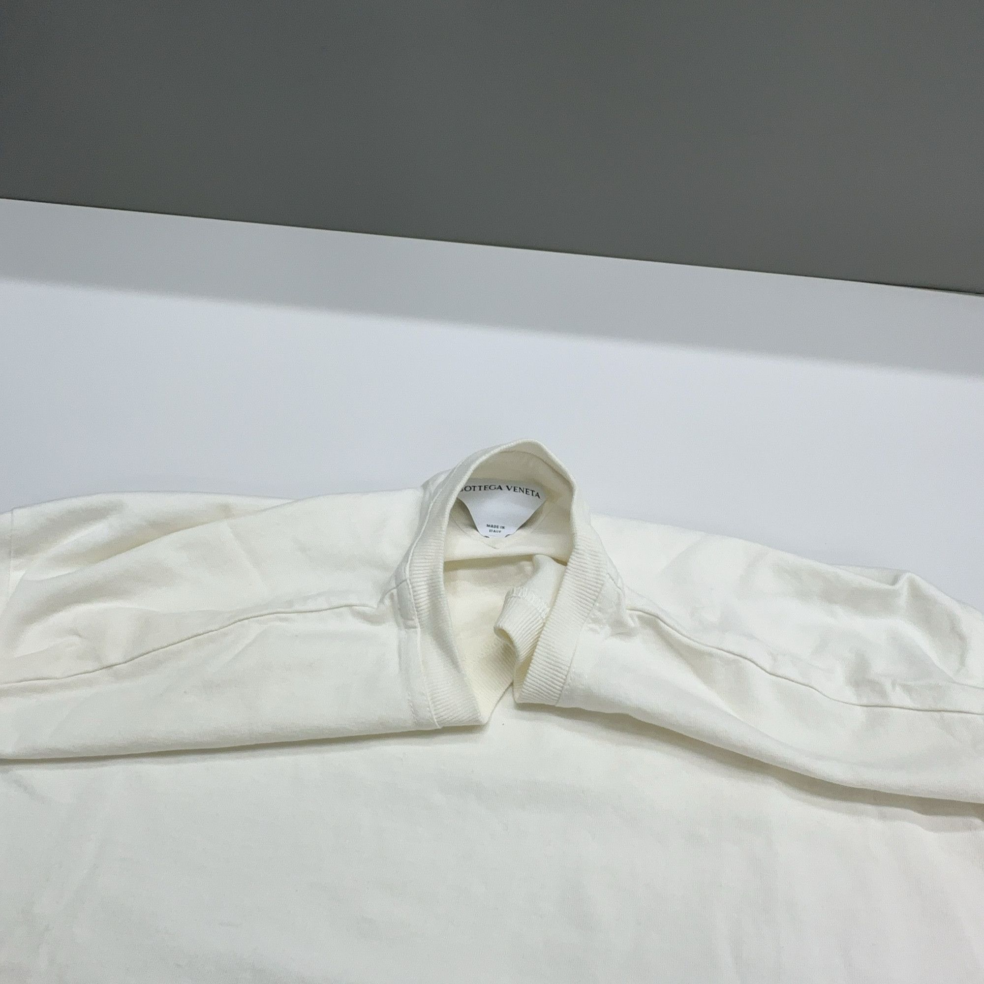 Bottega Veneta Bottega Veneta Cotton Long Sleeve T-Shirt Size M Size US M / EU 48-50 / 2 - 7 Thumbnail