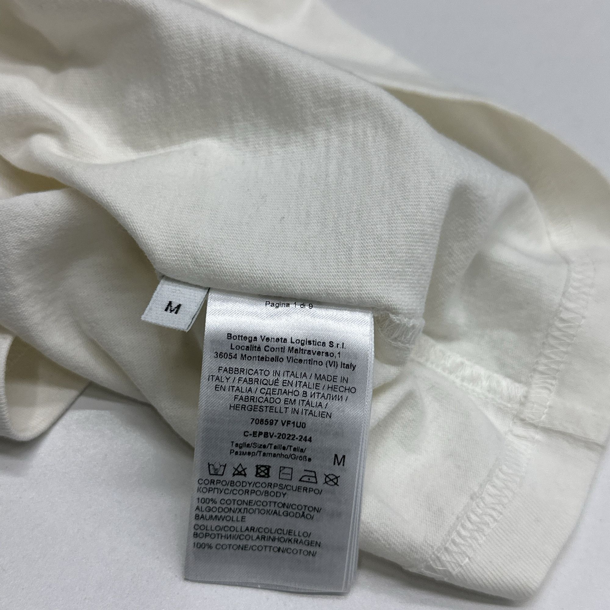Bottega Veneta Bottega Veneta Cotton Long Sleeve T-Shirt Size M Size US M / EU 48-50 / 2 - 4 Thumbnail